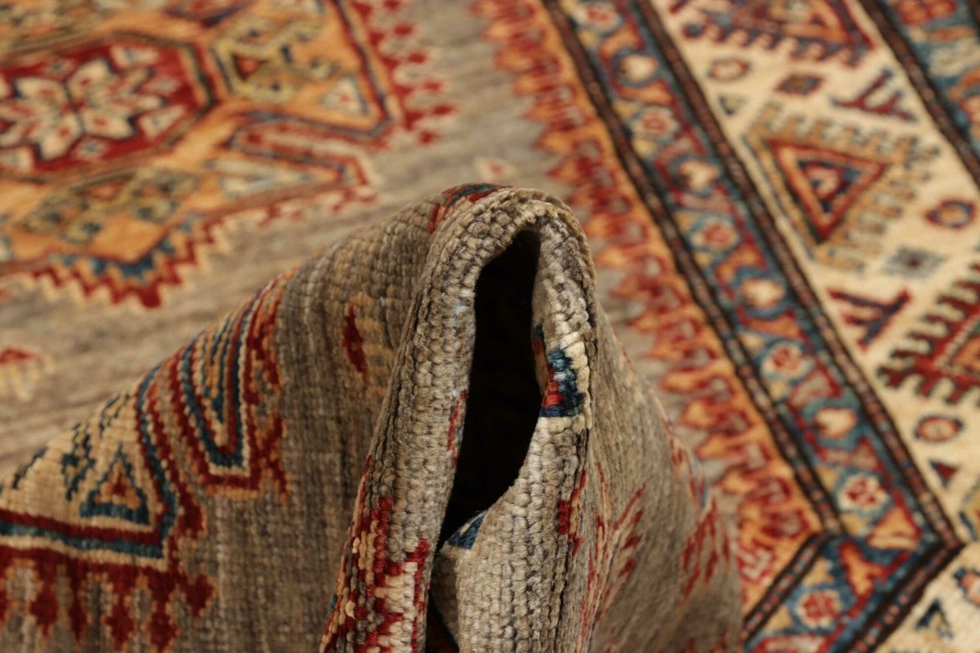 Kazak Orientteppich aus Pakistan, 89 × 413 cm