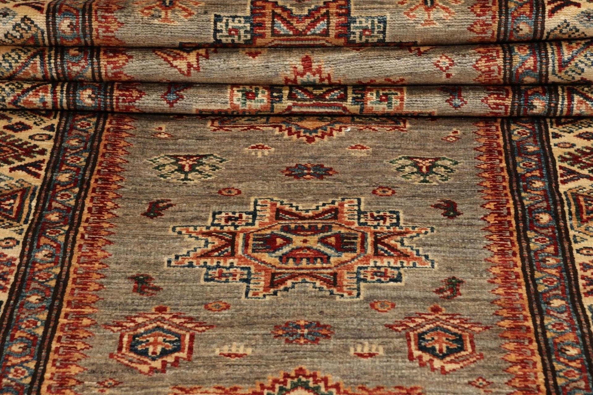 Kazak Orientteppich aus Pakistan, 89 × 413 cm