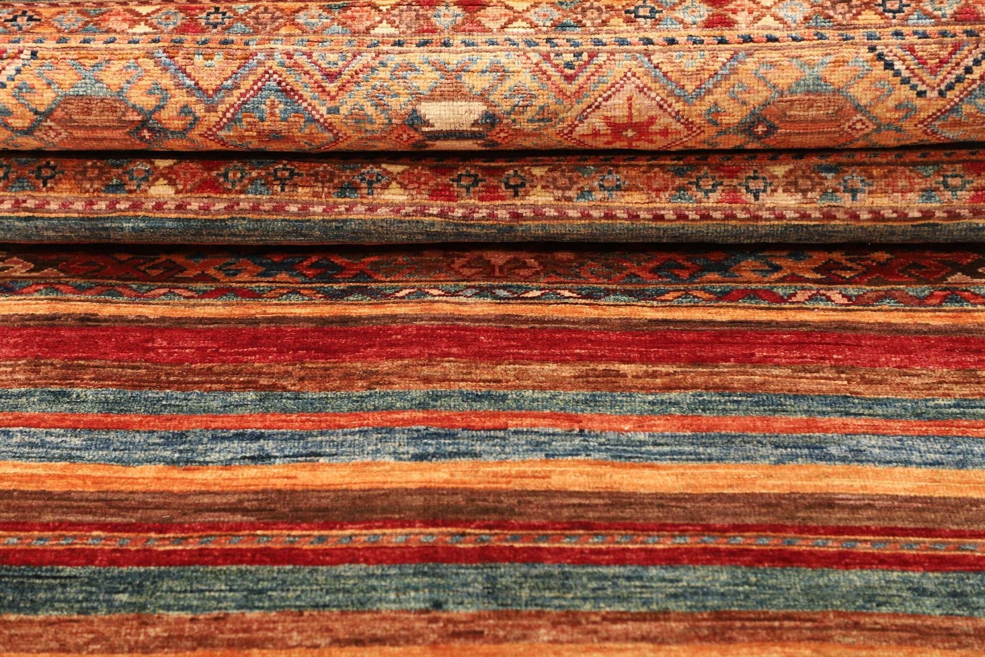 orientteppich-samarkand-83-x-304-cm-handgeknupft-aus-wolle-8 Handgeknüpfter Samarkand Orientteppich 83 × 304 cm