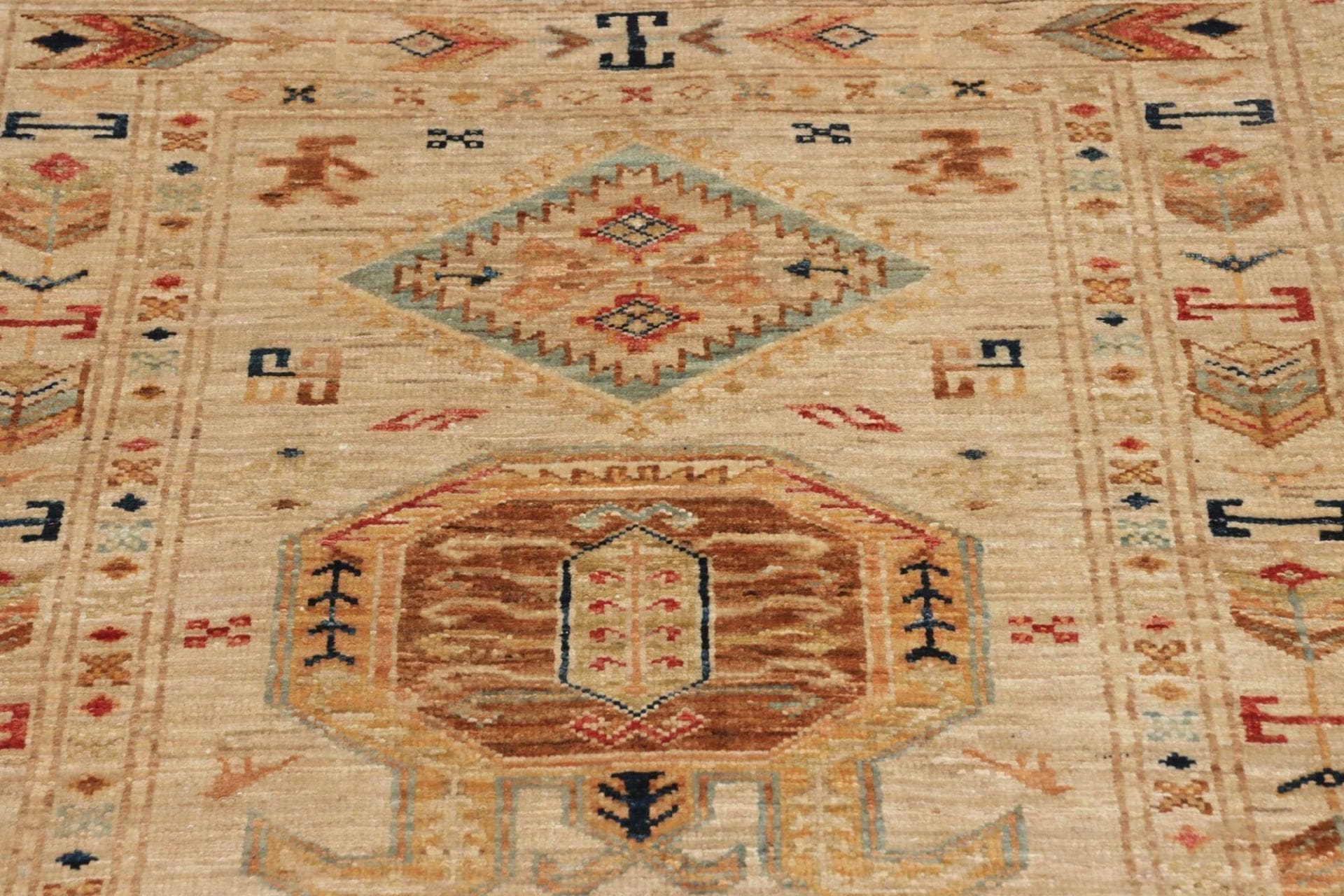 Handgeknüpfter Kazak Orientteppich, 84 × 305 cm, Wolle