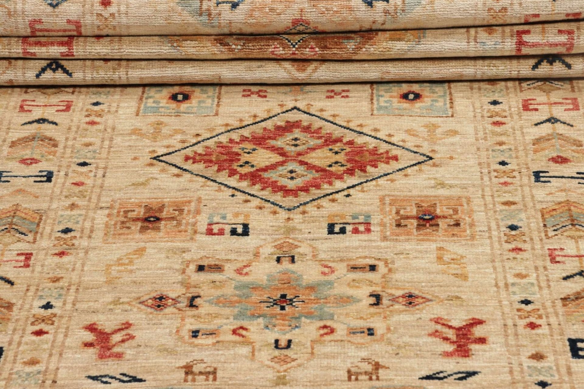 Handgeknüpfter Kazak Orientteppich, 84 × 305 cm, Wolle