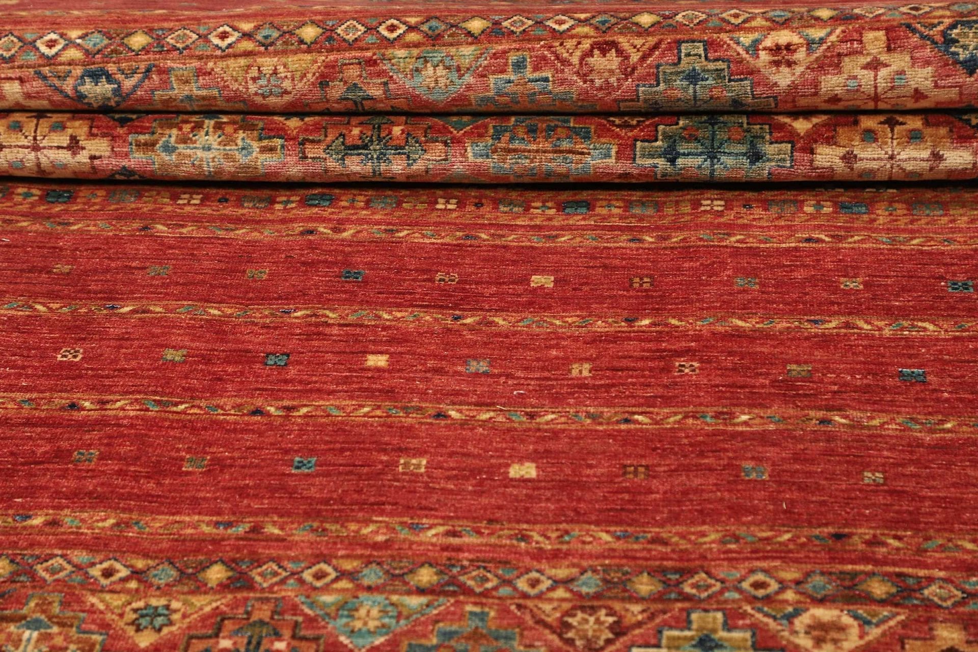 Handgeknüpfter Samarkand Orientteppich, 125 × 307 cm, Wolle