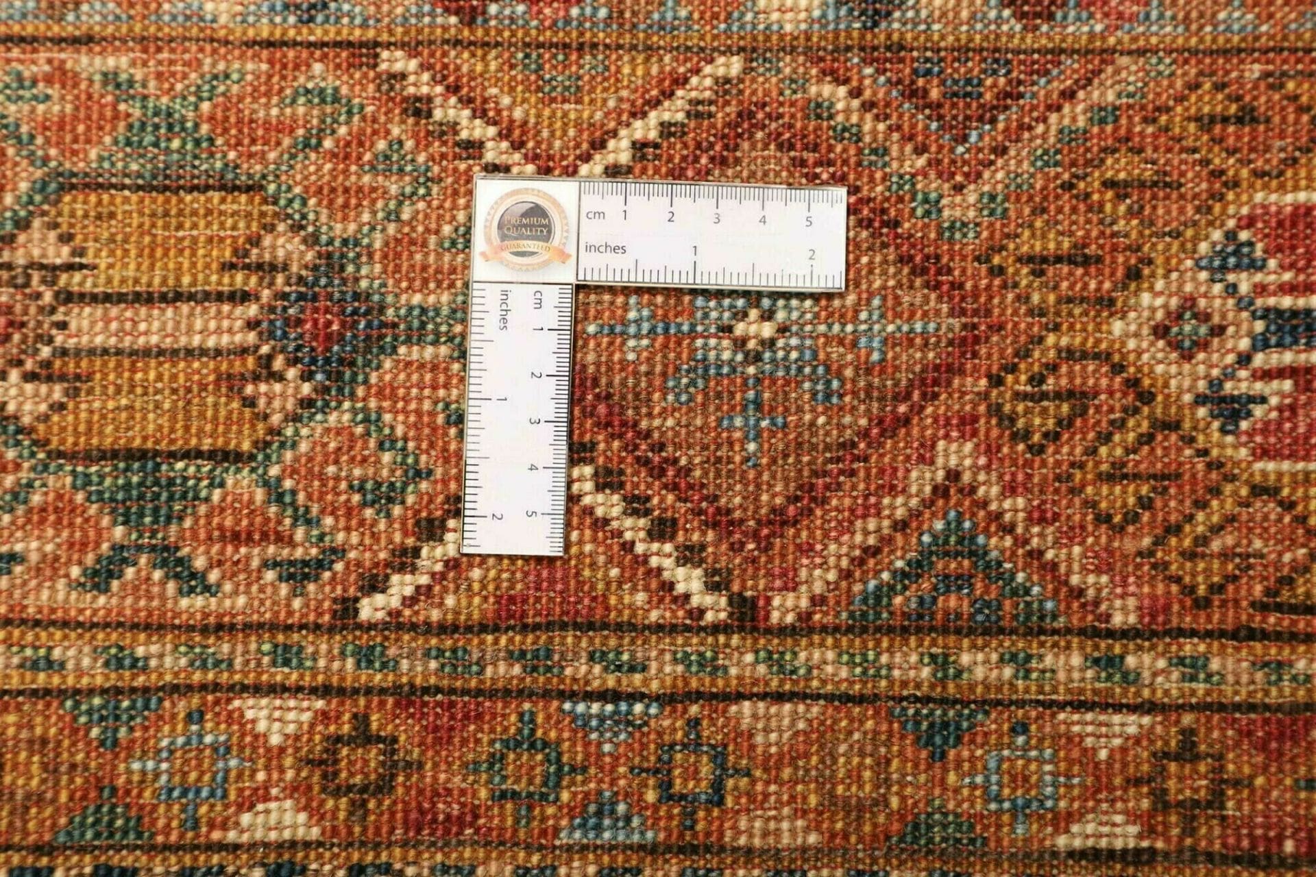 orientteppich-samarkand-84-x-306cm-aus-schurwolle-handgeknupft-9 Handgeknüpfter Samarkand Orientteppich 84 × 306 cm