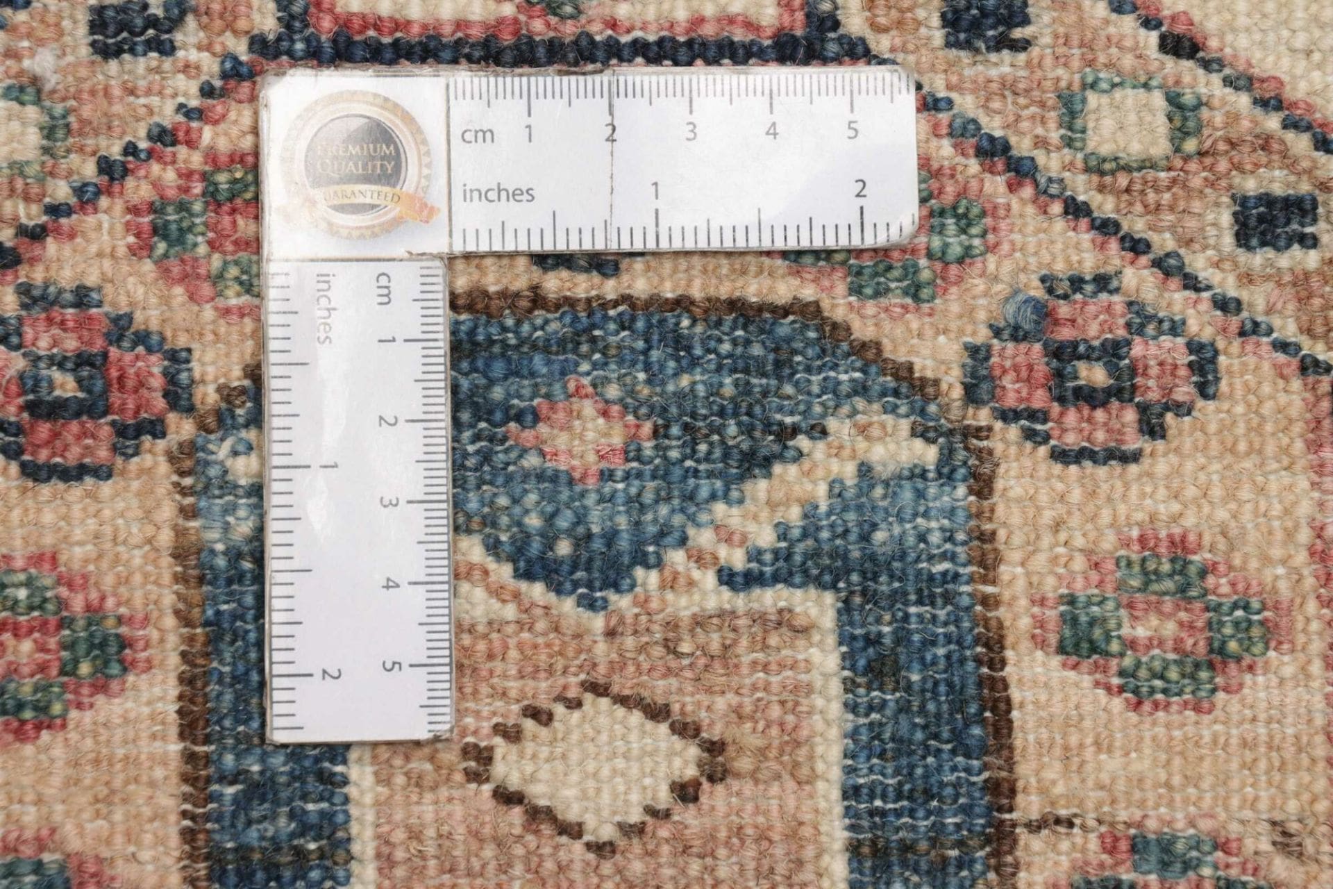 kazak-teppich-88-x-303-cm-geometrische-muster-handgeknupft-9 Handgeknüpfter Kazak Orientteppich, 88 × 303 cm, Wolle
