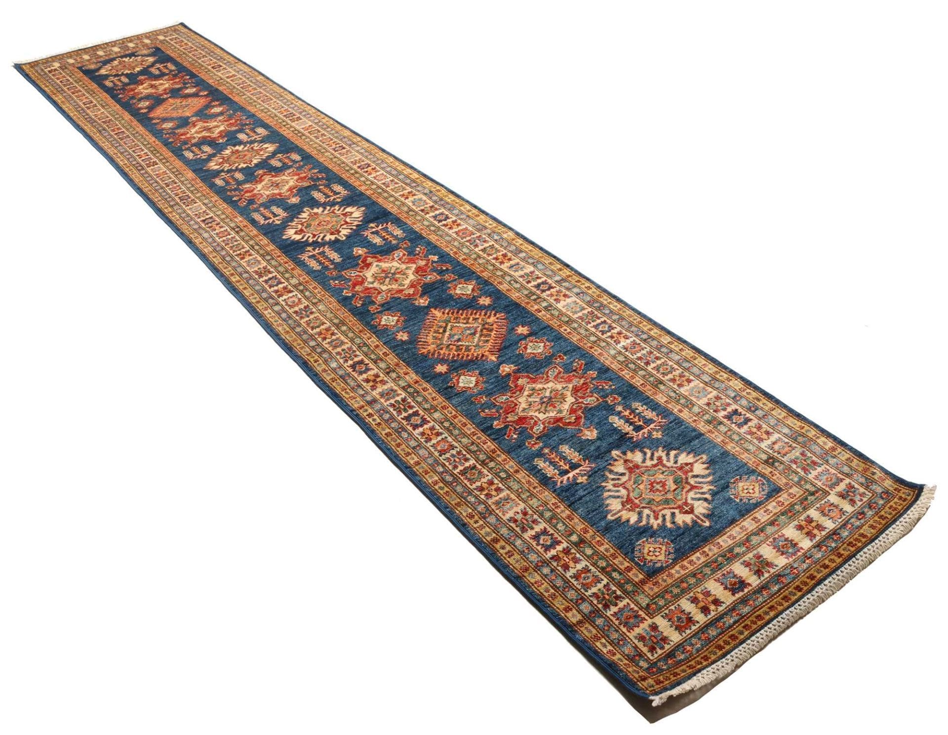 Handgeknüpfter Kazak Orientteppich 86 × 386 cm
