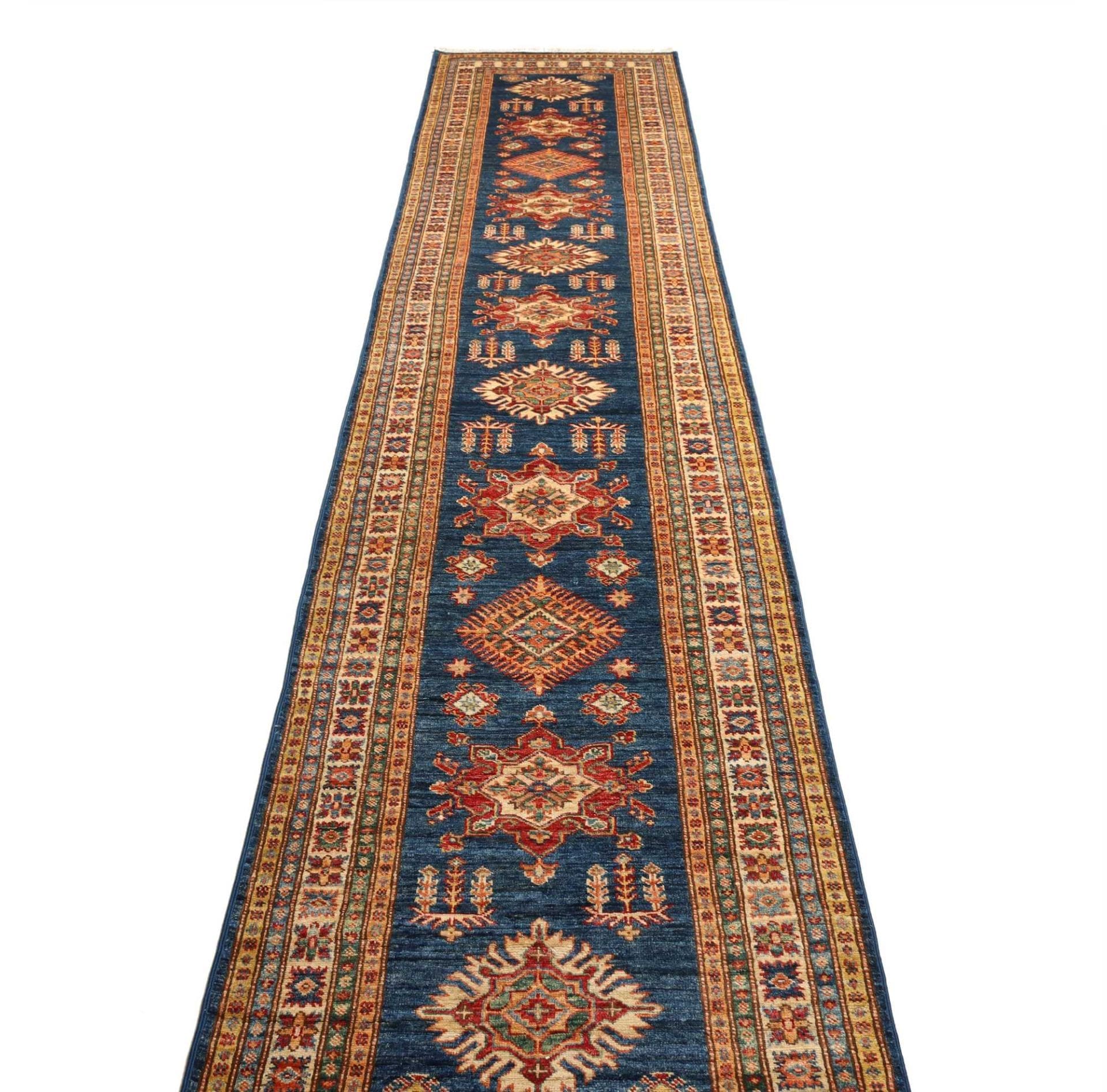 Handgeknüpfter Kazak Orientteppich 86 × 386 cm