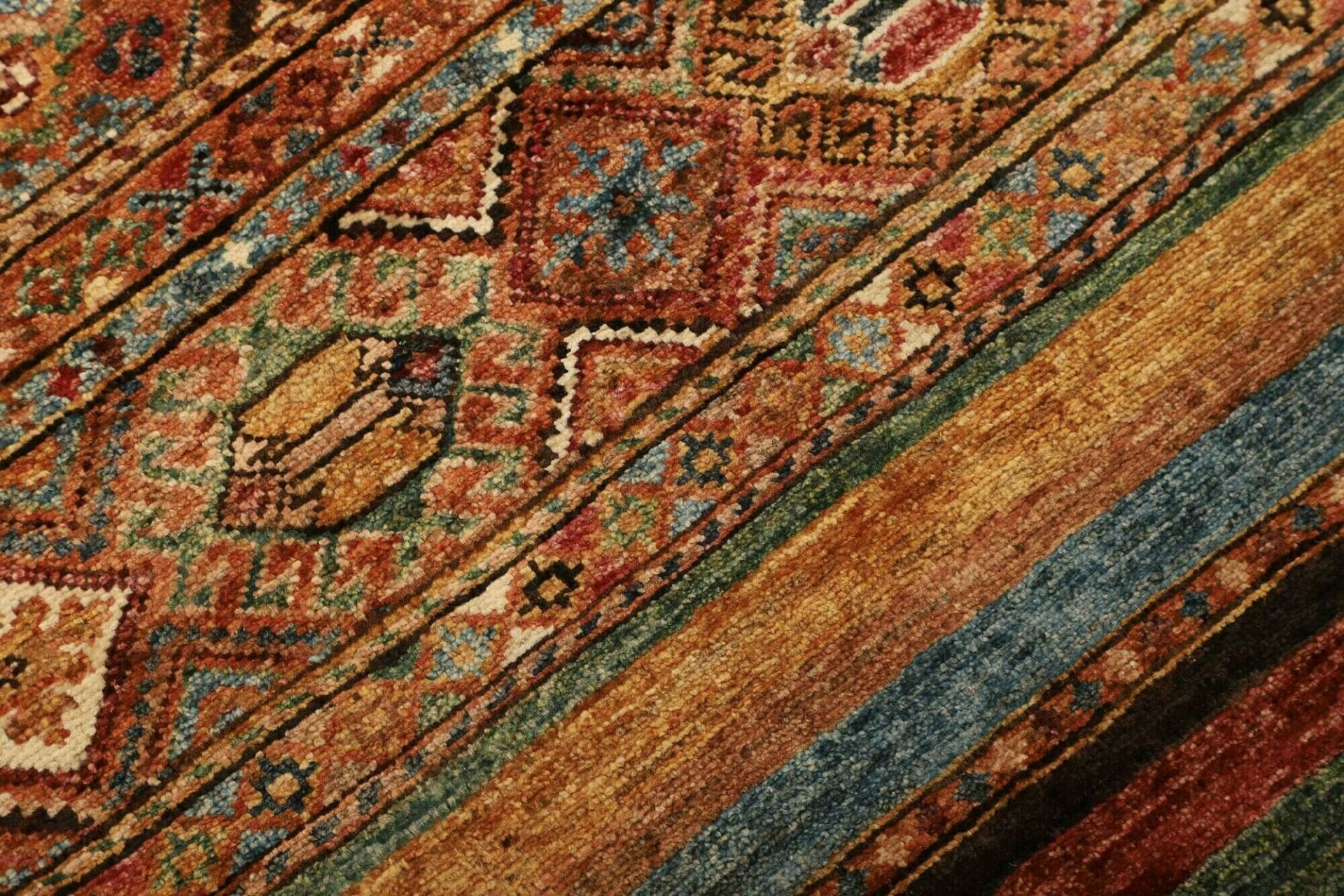 Handgeknüpfter Samarkand Orientteppich, 85 × 306 cm, Wolle