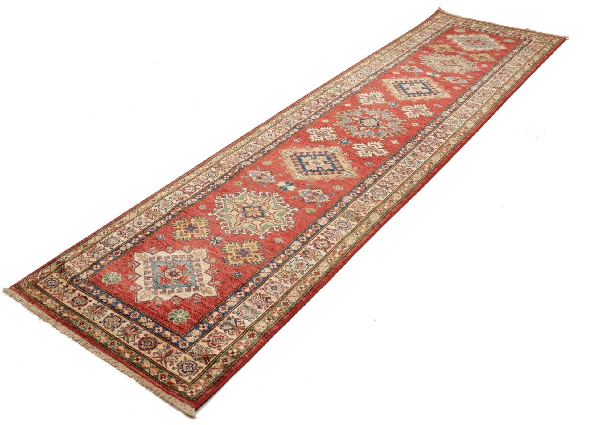 Kazak Orientteppich aus Pakistan, 86 × 306 cm