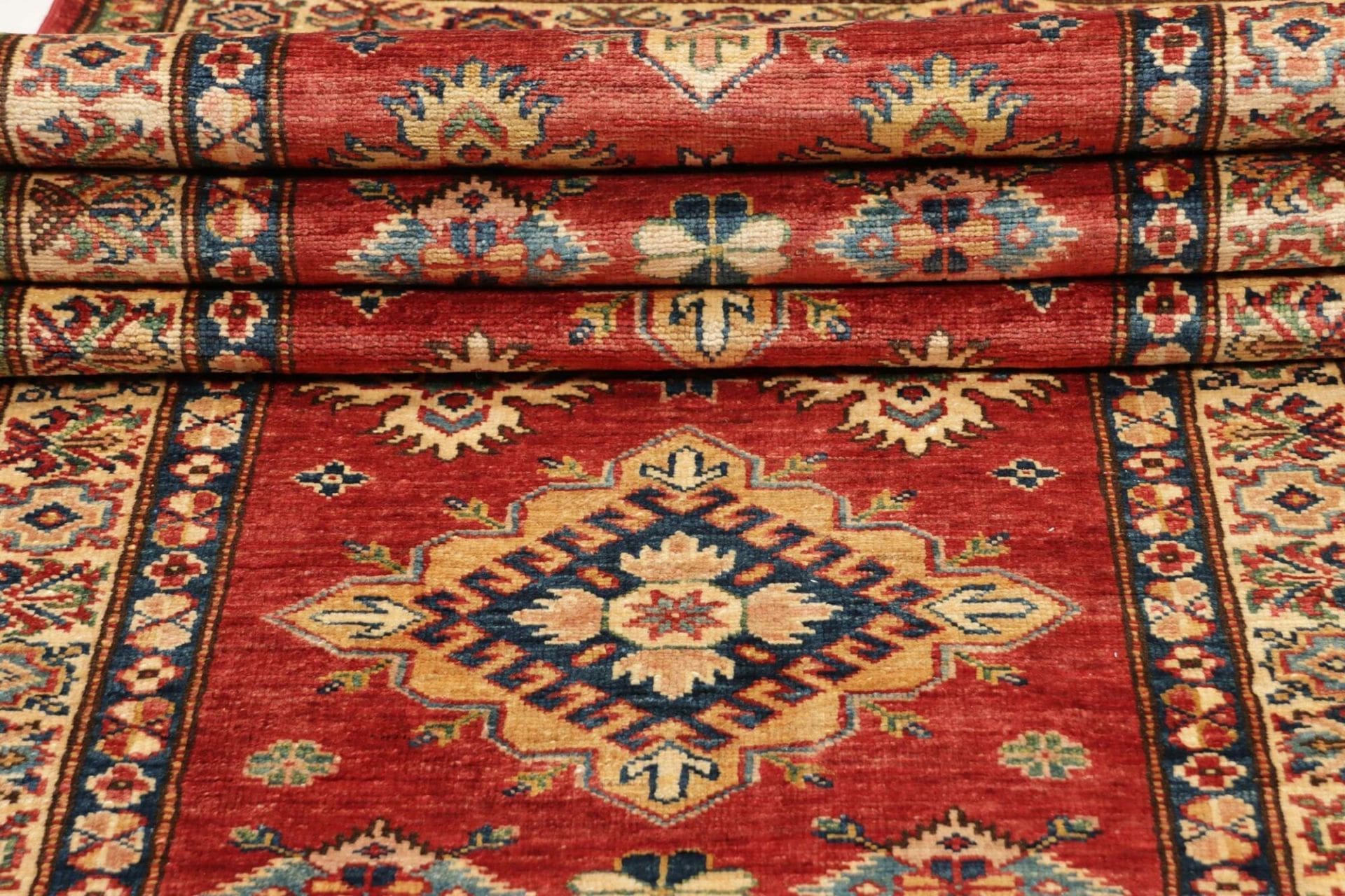 Kazak Orientteppich aus Pakistan, 86 × 306 cm