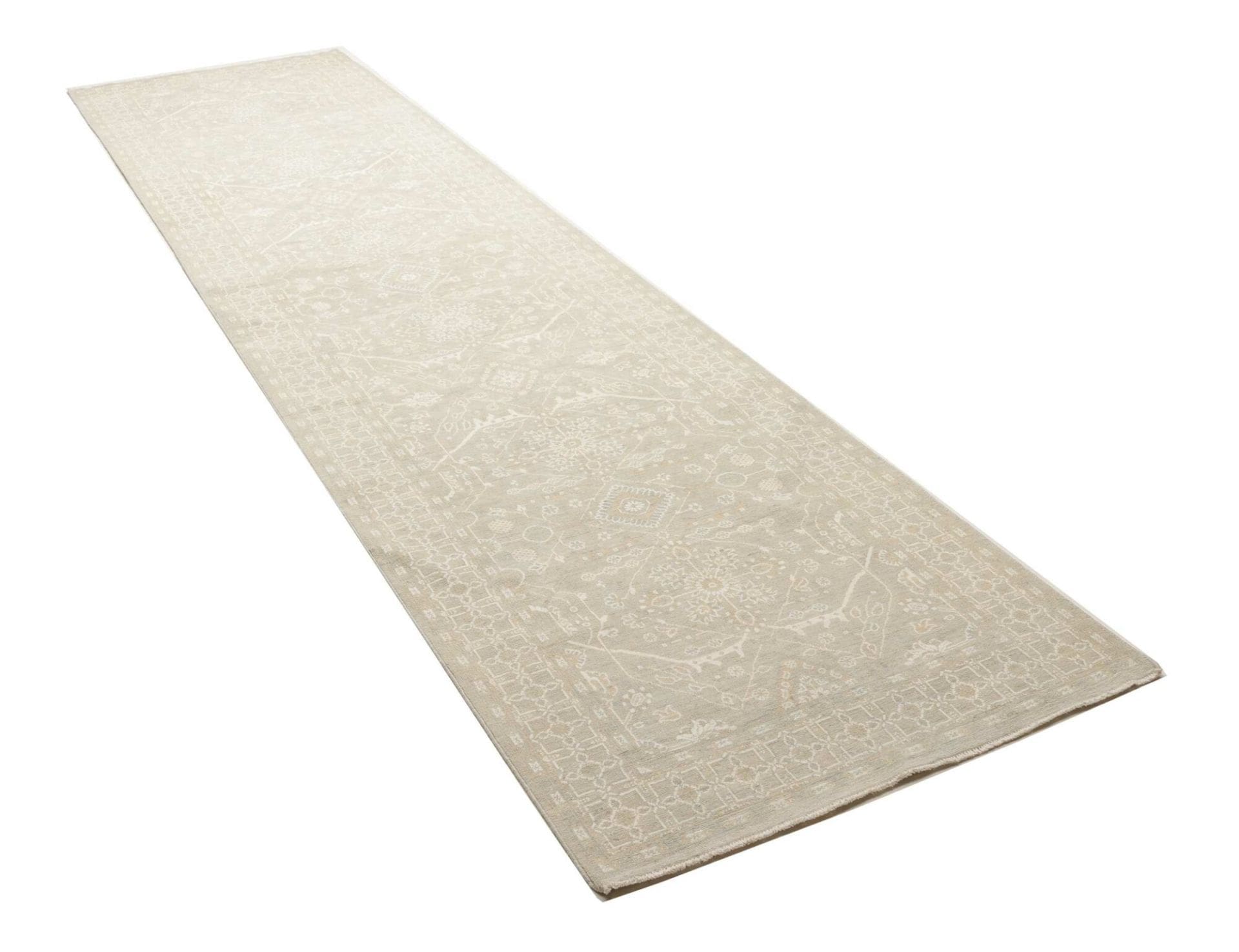 ziegler-orientteppich-90-x-351cm-schurwolle-handgeknupft-2 Handgeknüpfter Ziegler Orientteppich 90 × 351 cm