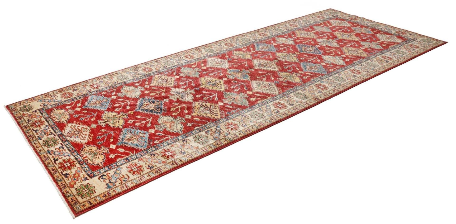 Handgeknüpfter Kazak Orientteppich 157 × 389 cm