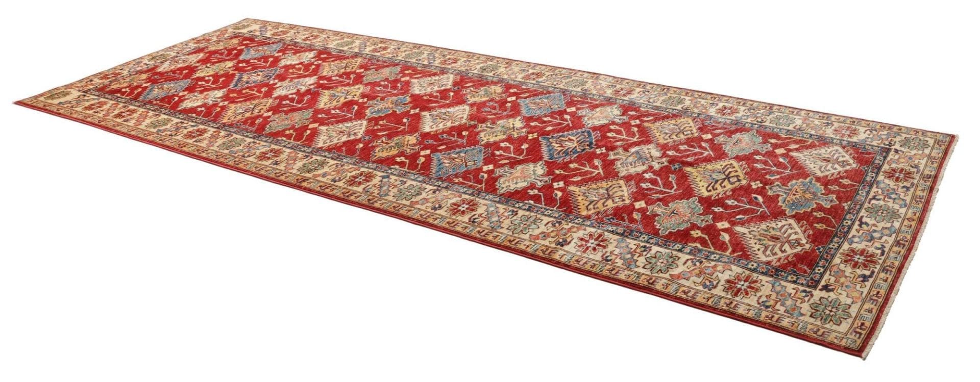 Handgeknüpfter Kazak Orientteppich 157 × 389 cm