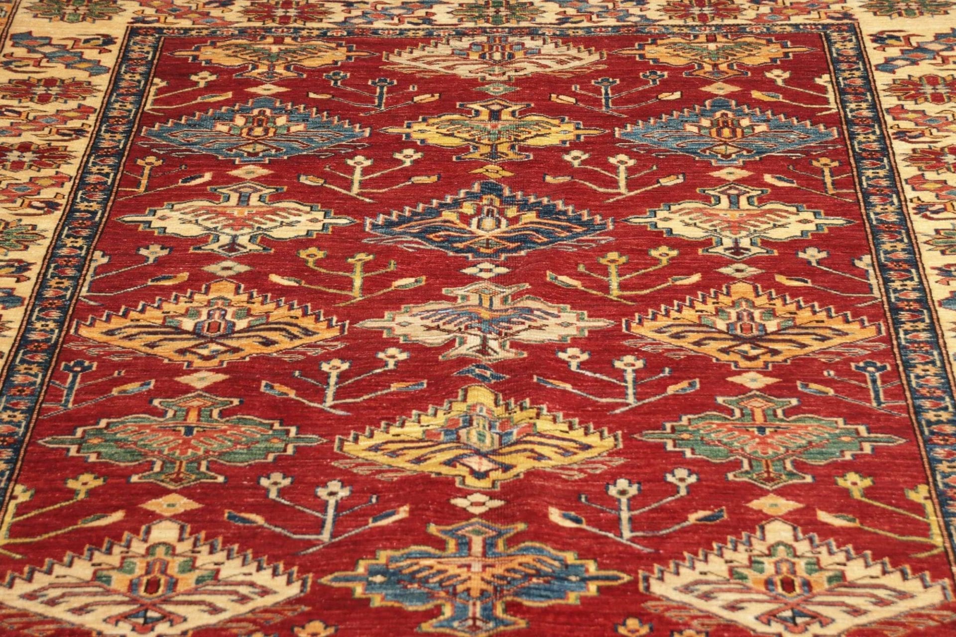 Handgeknüpfter Kazak Orientteppich 157 × 389 cm