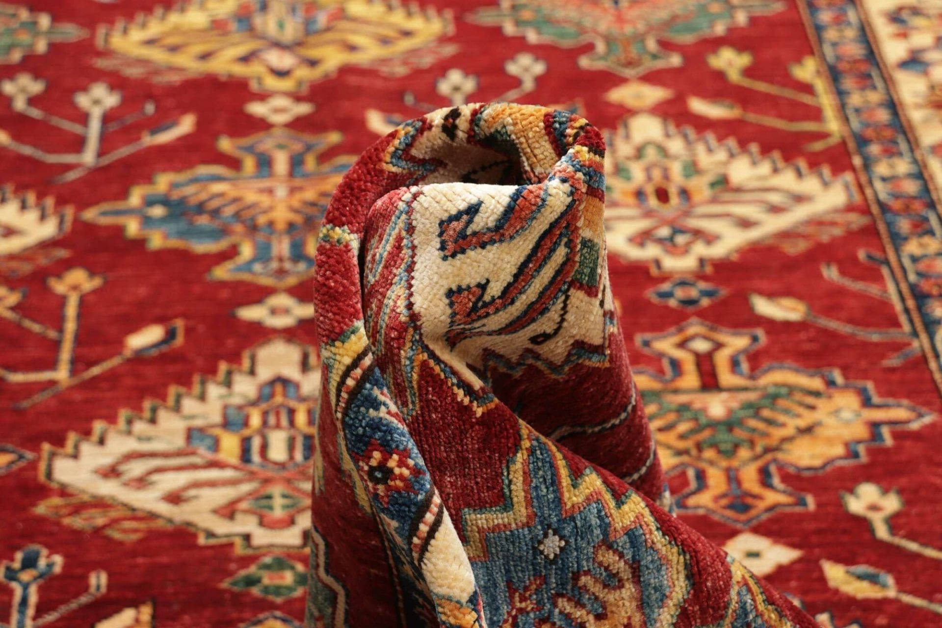 Handgeknüpfter Kazak Orientteppich 157 × 389 cm