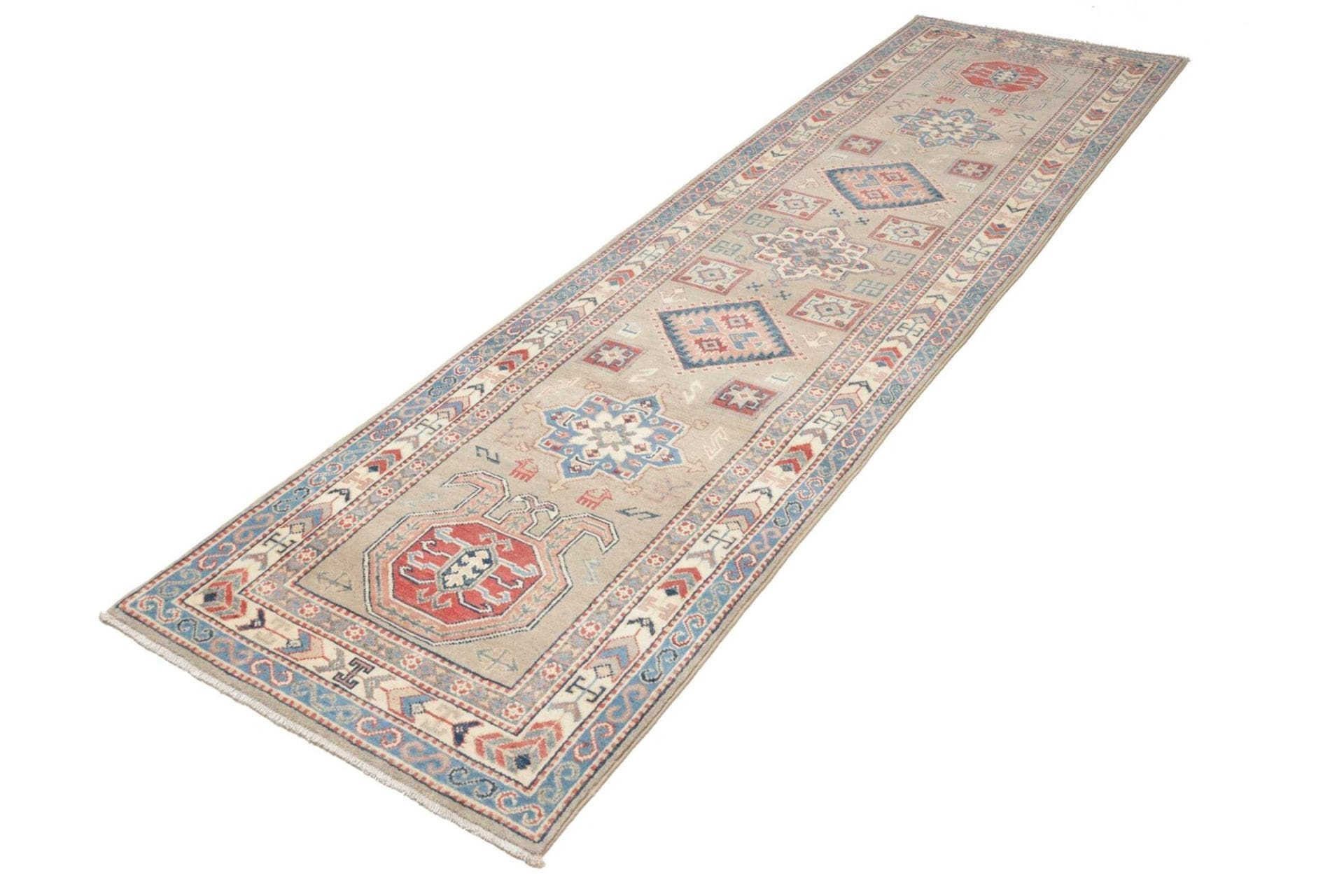 Handgeknüpfter Kazak Orientteppich, 87 × 307 cm, Wolle