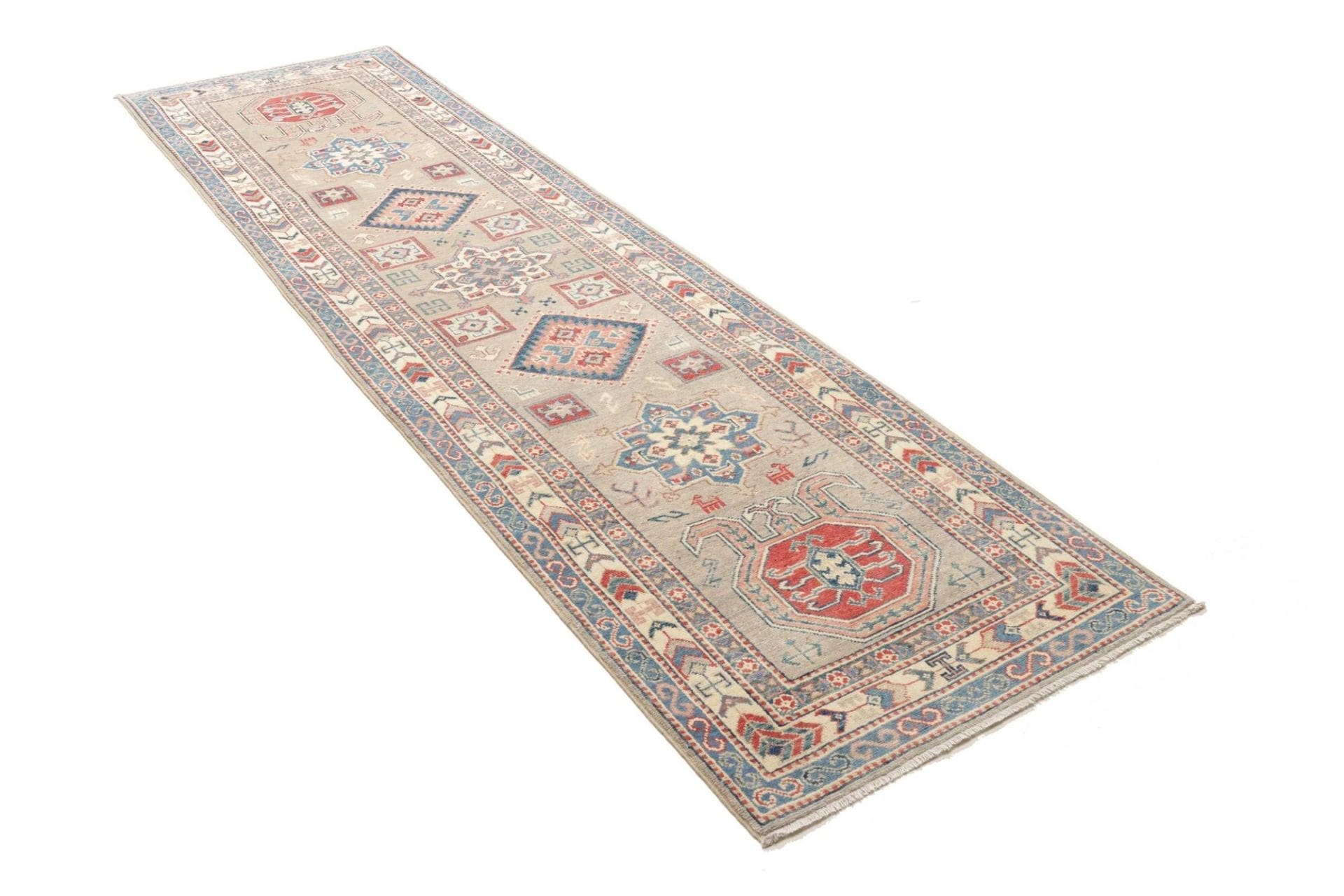 Handgeknüpfter Kazak Orientteppich, 87 × 307 cm, Wolle
