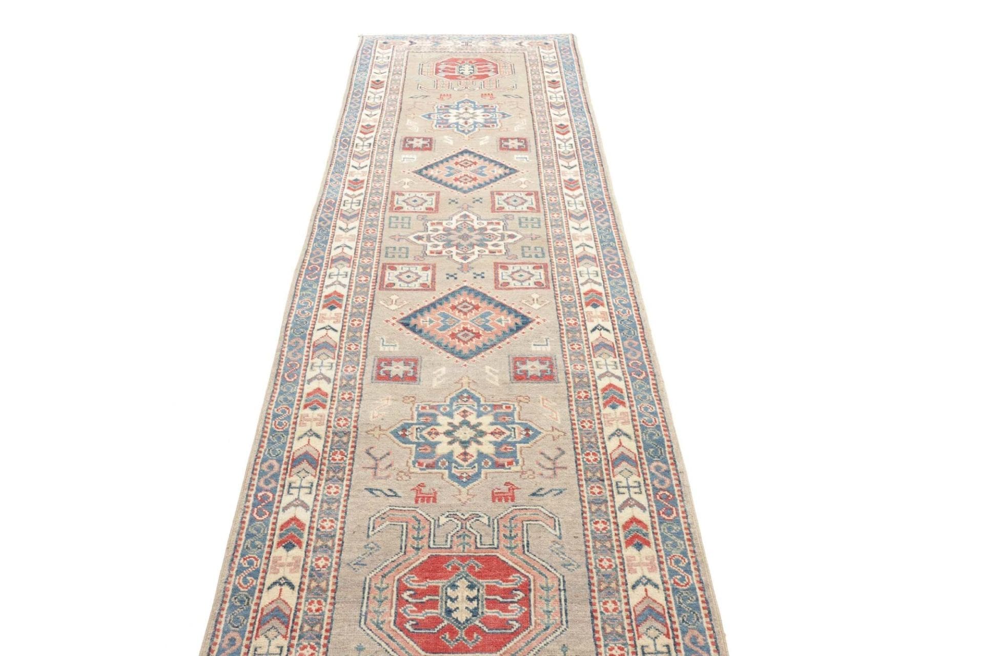 Handgeknüpfter Kazak Orientteppich, 87 × 307 cm, Wolle