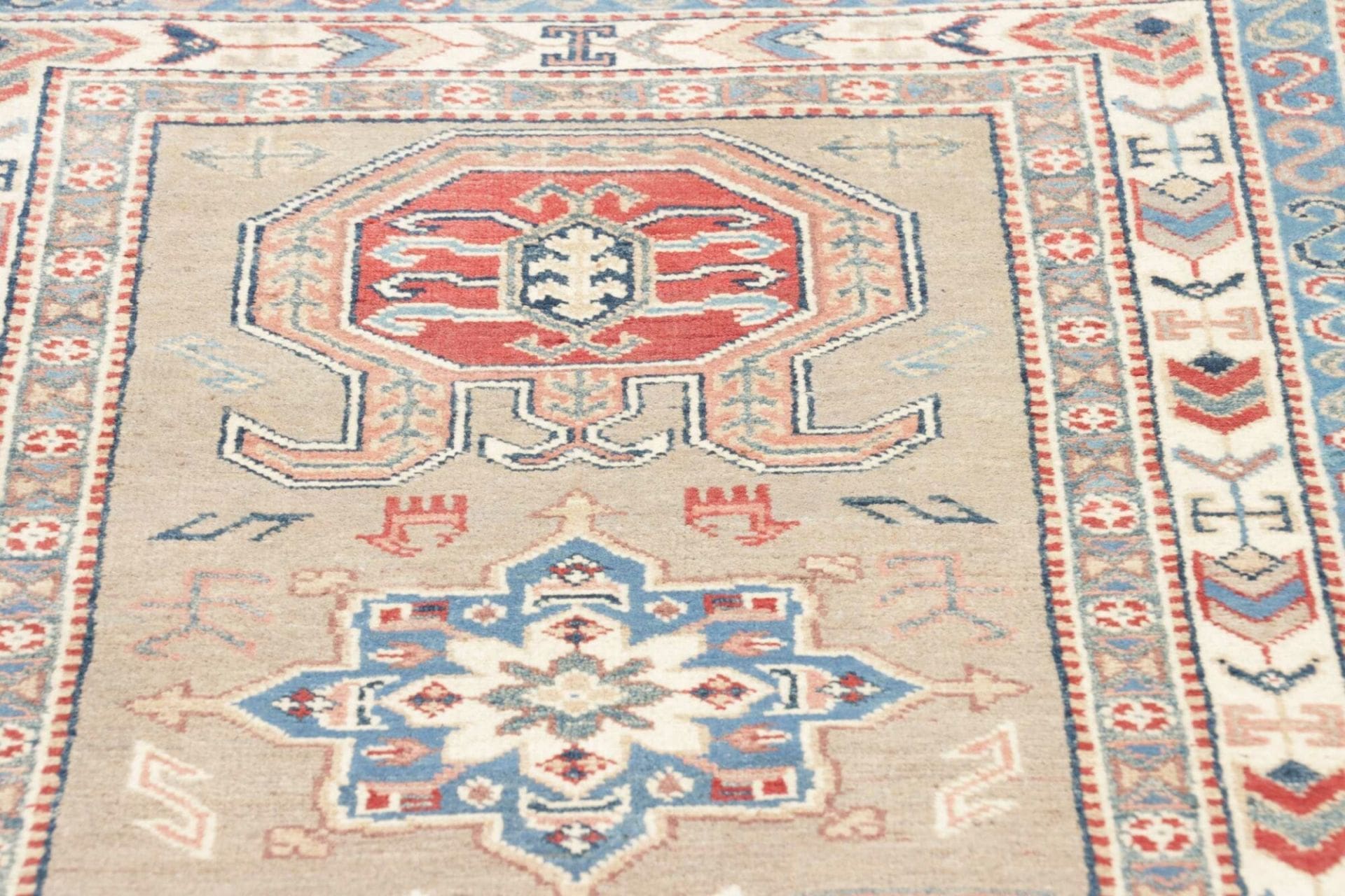 Handgeknüpfter Kazak Orientteppich, 87 × 307 cm, Wolle