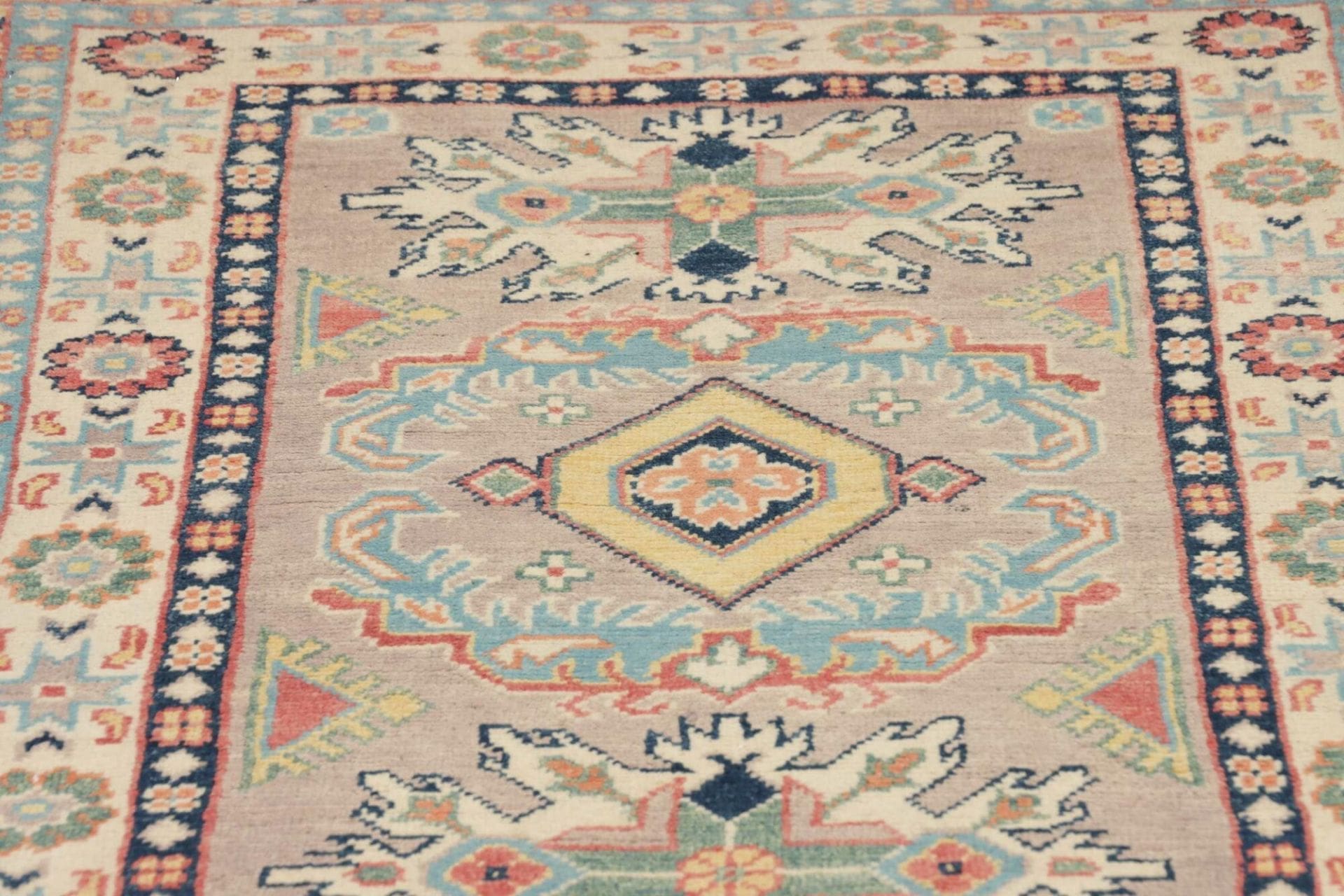 Kazak Orientteppich aus Pakistan, 74 × 318 cm