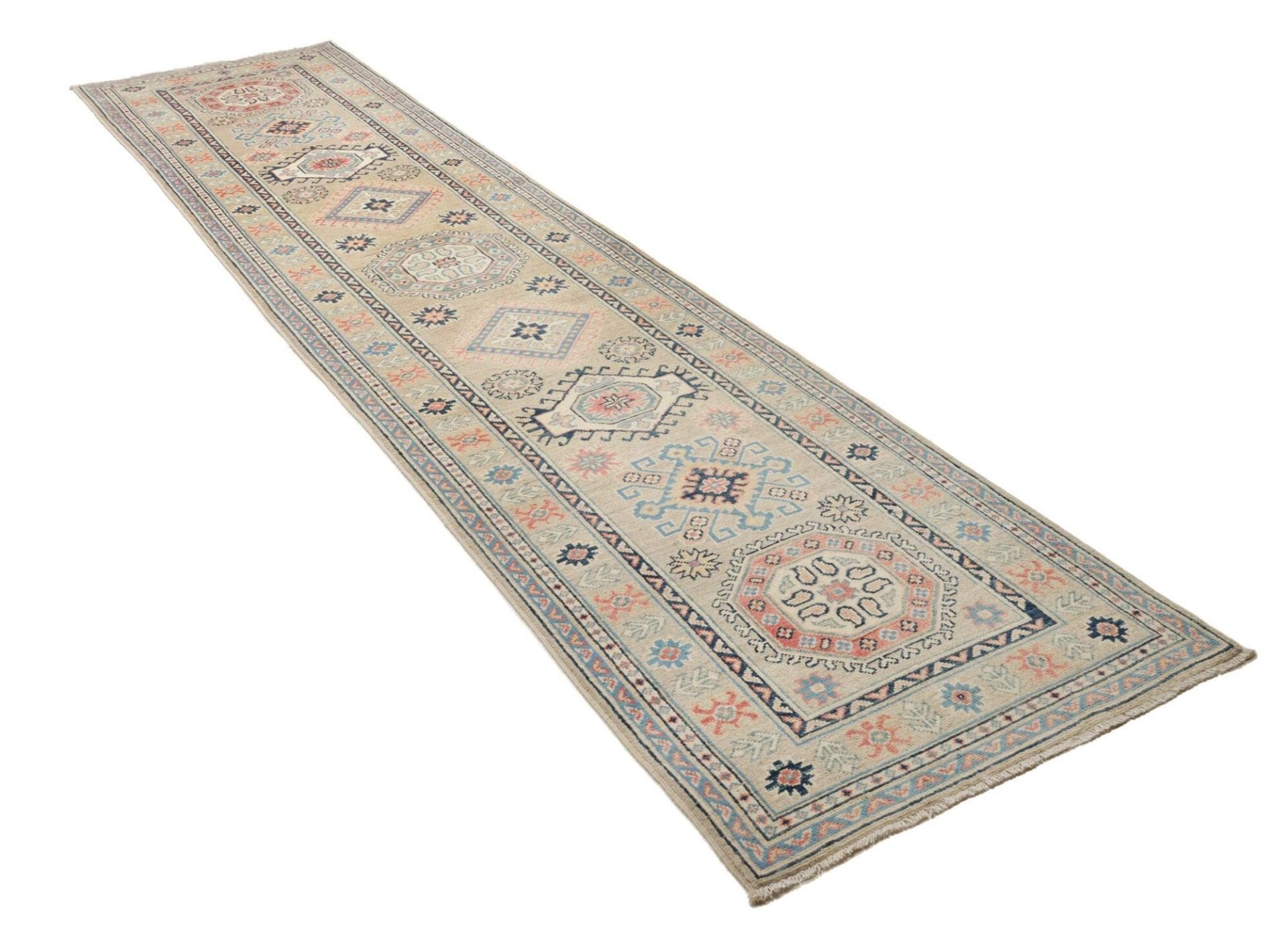 Handgeknüpfter Kazak Orientteppich 86 × 388 cm