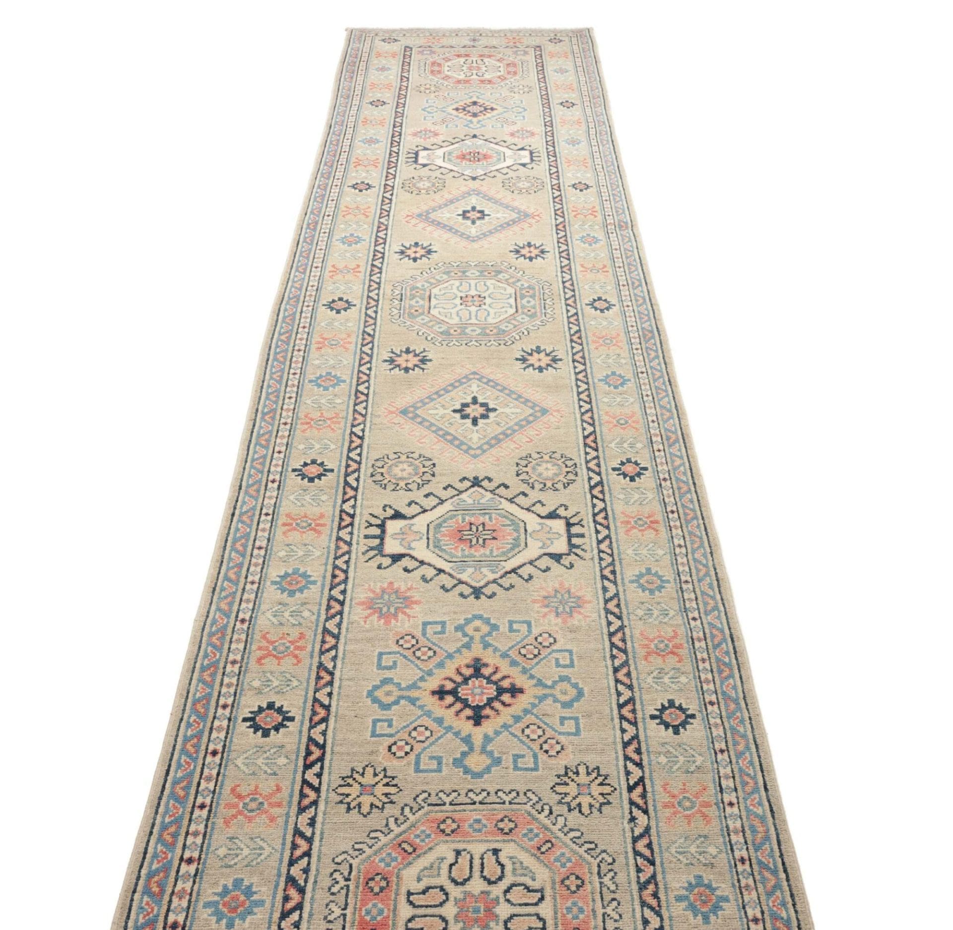 Handgeknüpfter Kazak Orientteppich 86 × 388 cm