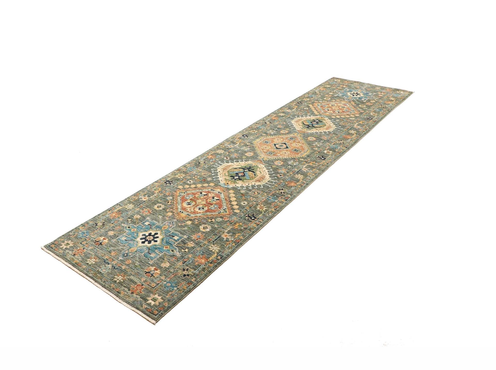 Handgeknüpfter Samarkand Orientteppich 83 × 303 cm
