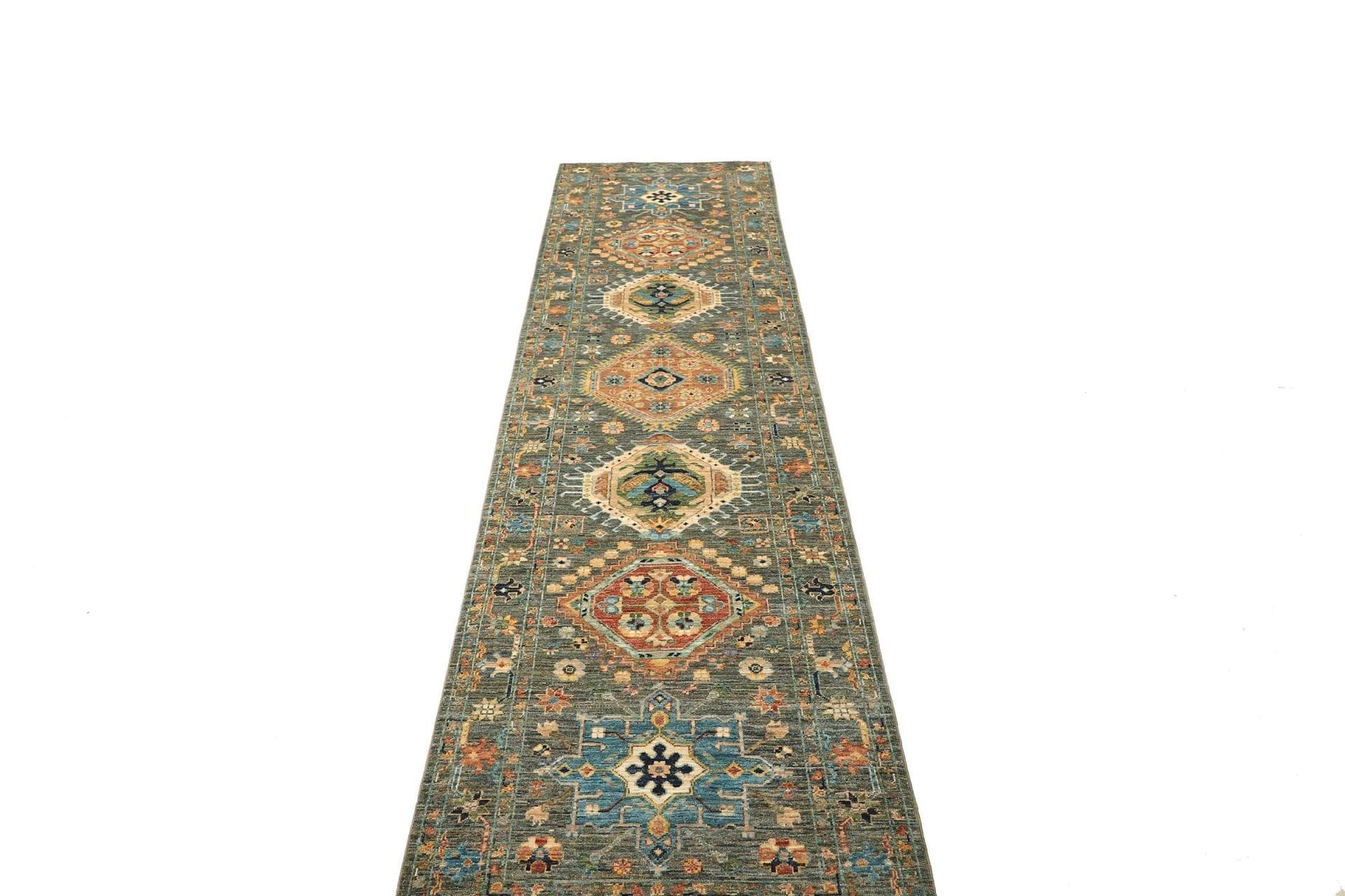 Handgeknüpfter Samarkand Orientteppich 83 × 303 cm