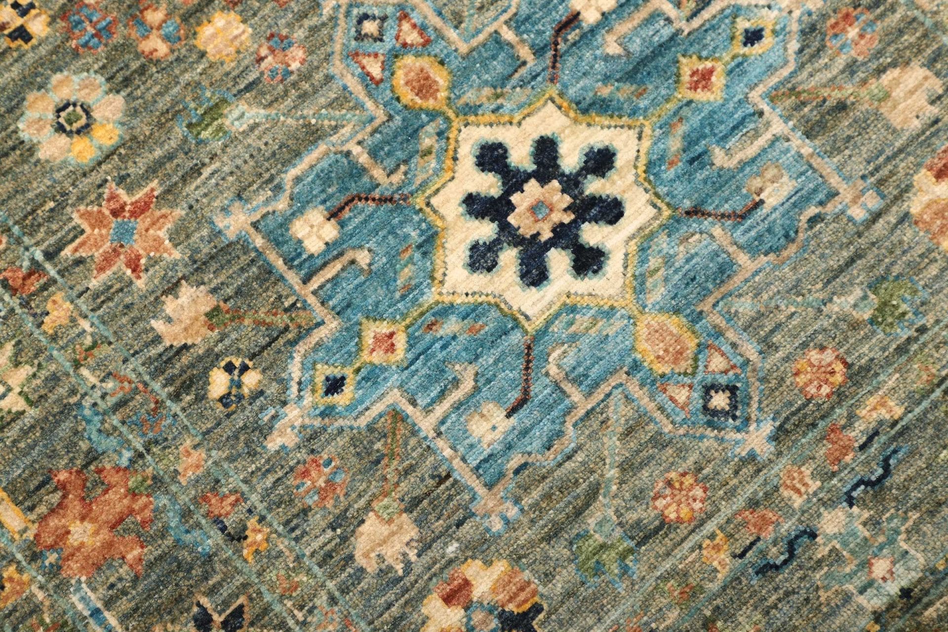 Handgeknüpfter Samarkand Orientteppich 83 × 303 cm