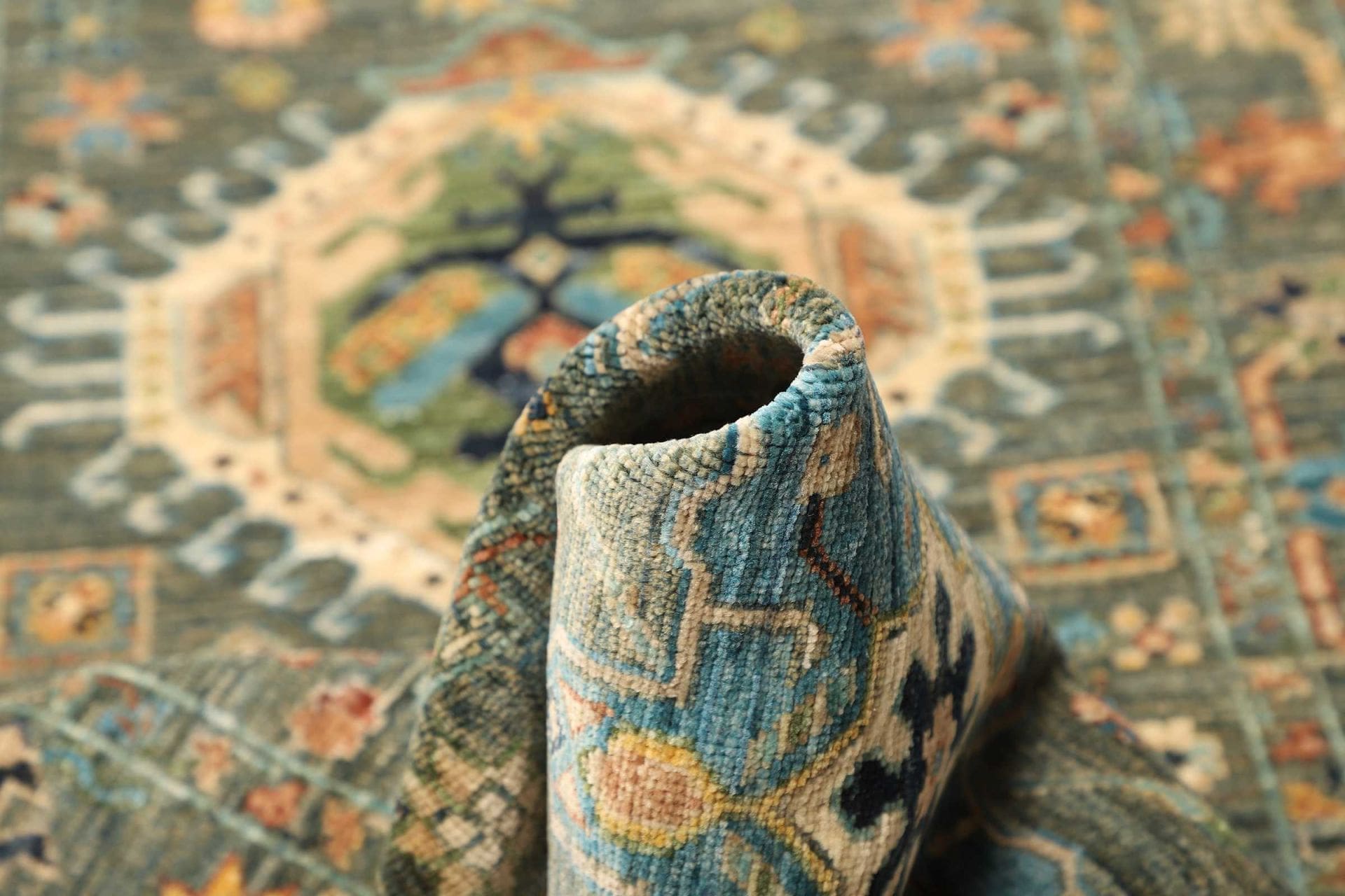 Handgeknüpfter Samarkand Orientteppich 83 × 303 cm