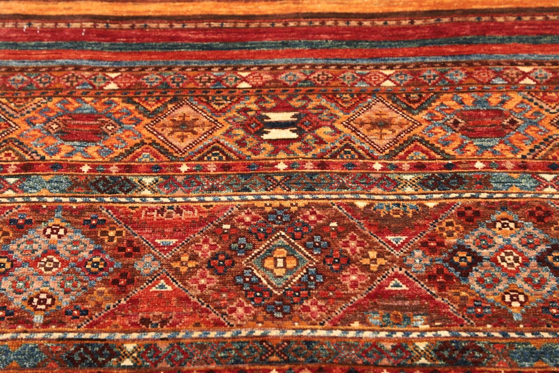Samarkand Orientteppich 84 × 307 cm aus Wolle, handgeknüpft