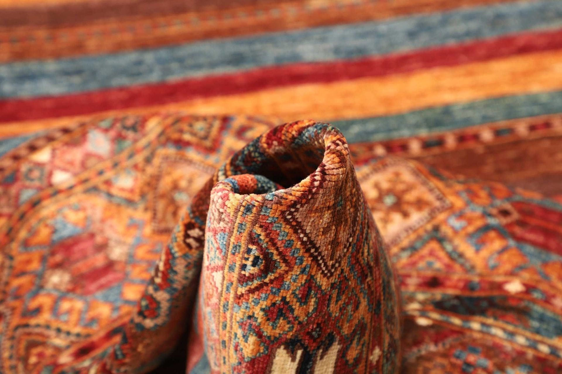 Samarkand Orientteppich 84 × 307 cm aus Wolle, handgeknüpft