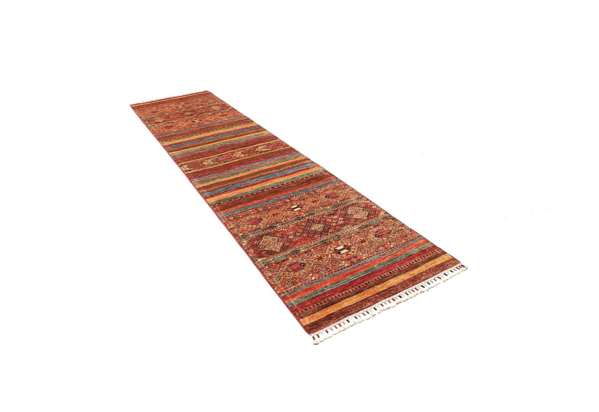 Handgeknüpfter Samarkand Orientteppich, 83 × 306 cm, Wolle