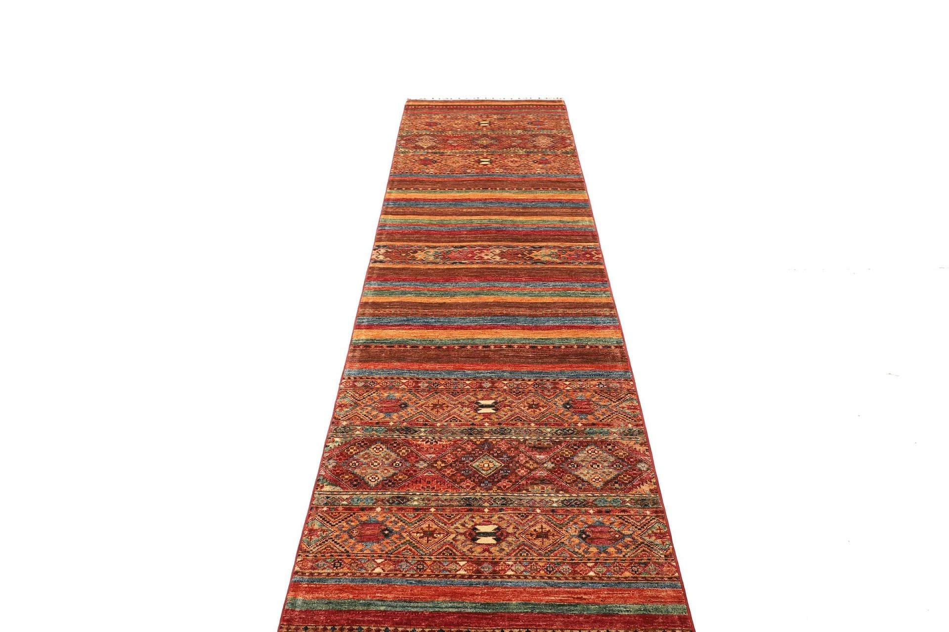 Handgeknüpfter Samarkand Orientteppich, 83 × 306 cm, Wolle