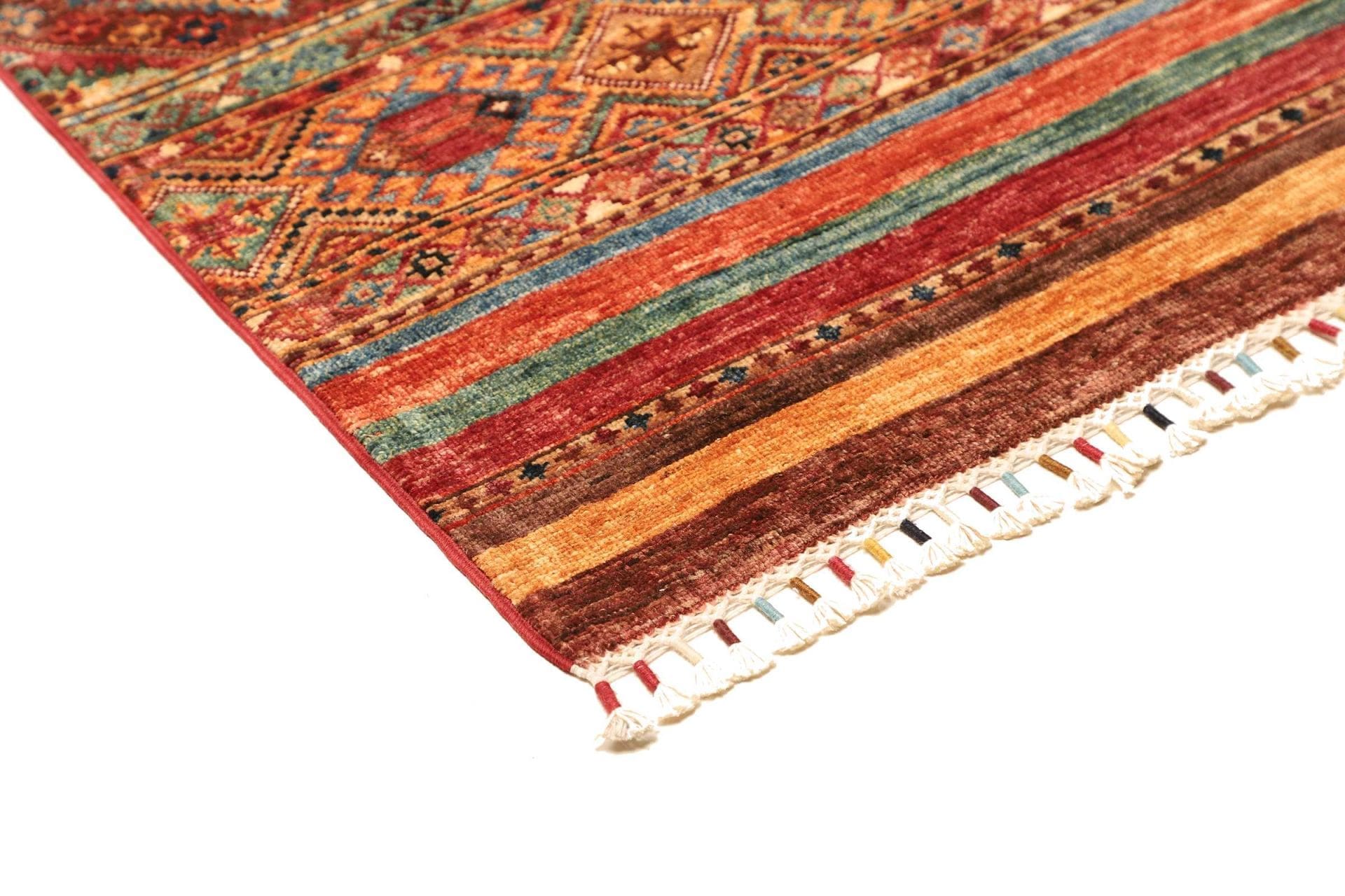 Handgeknüpfter Samarkand Orientteppich, 83 × 306 cm, Wolle