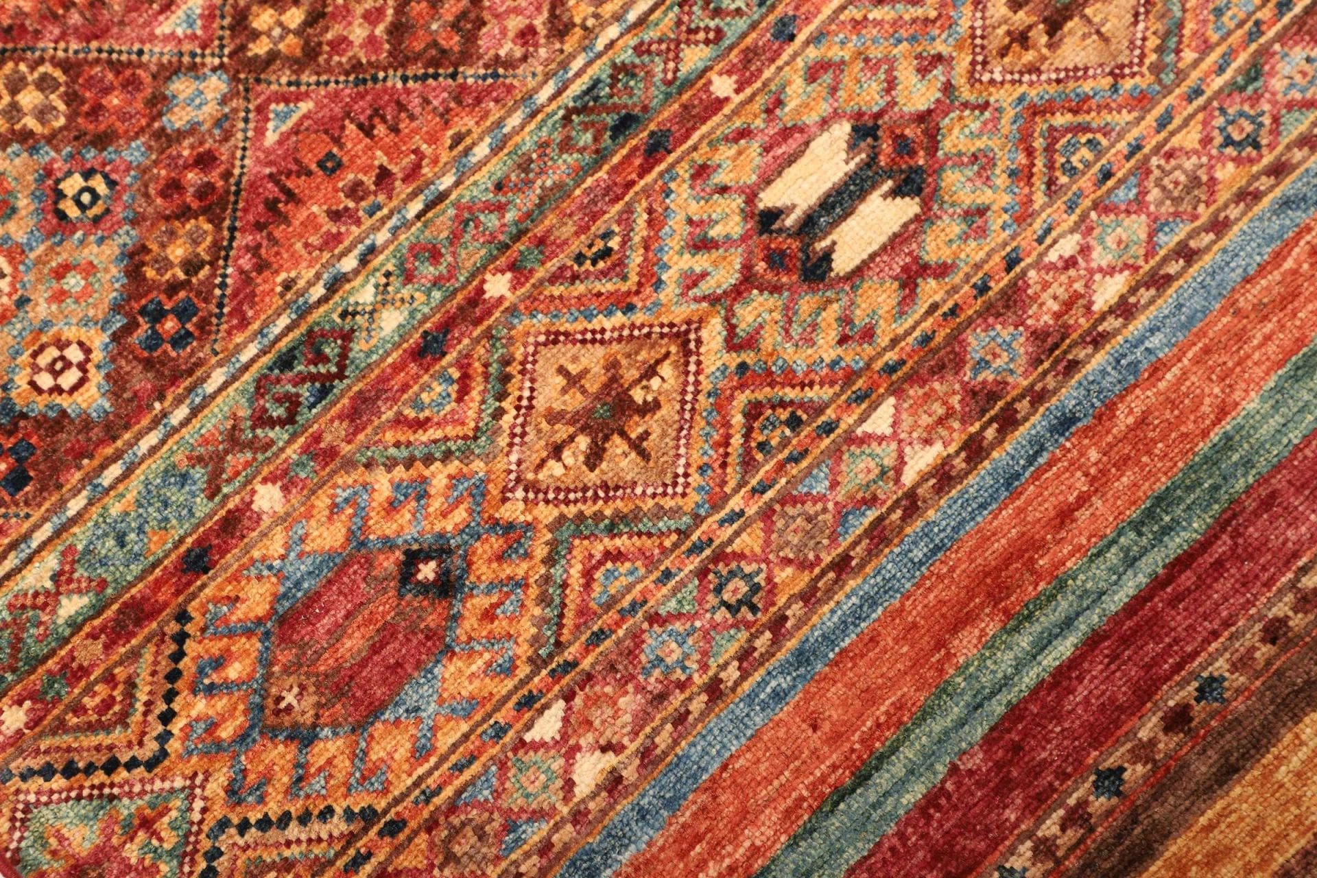 Handgeknüpfter Samarkand Orientteppich, 83 × 306 cm, Wolle