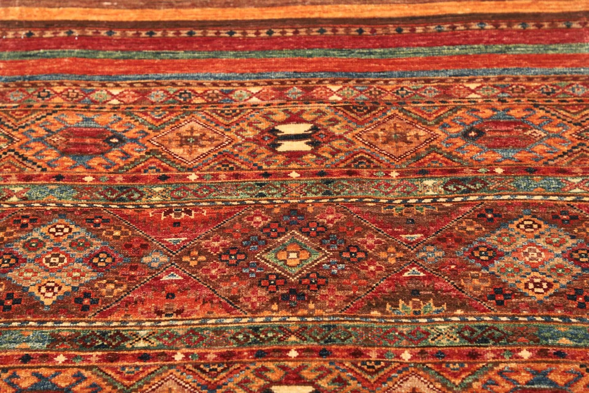 Handgeknüpfter Samarkand Orientteppich, 83 × 306 cm, Wolle