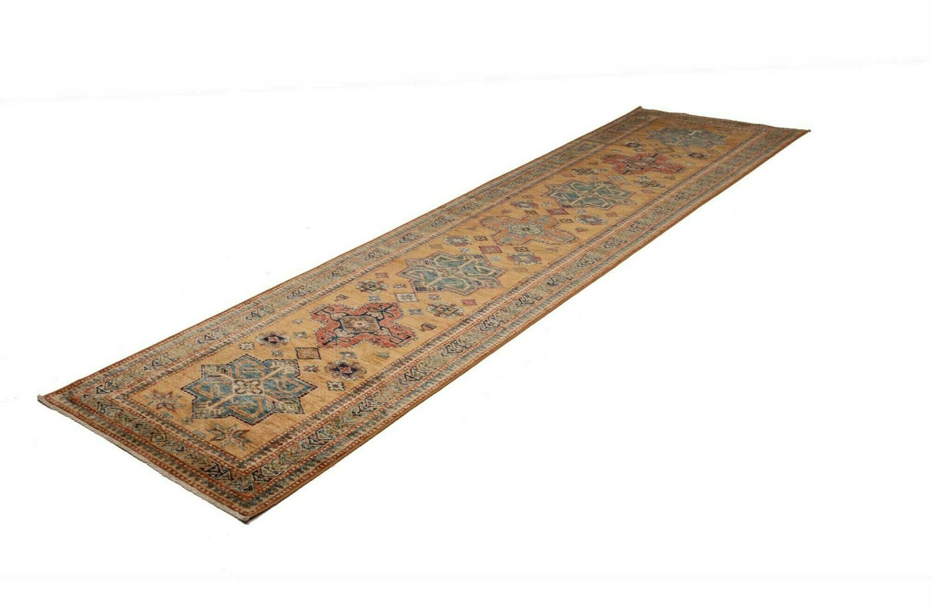 Handgeknüpfter Kazak Orientteppich 77 × 303 cm