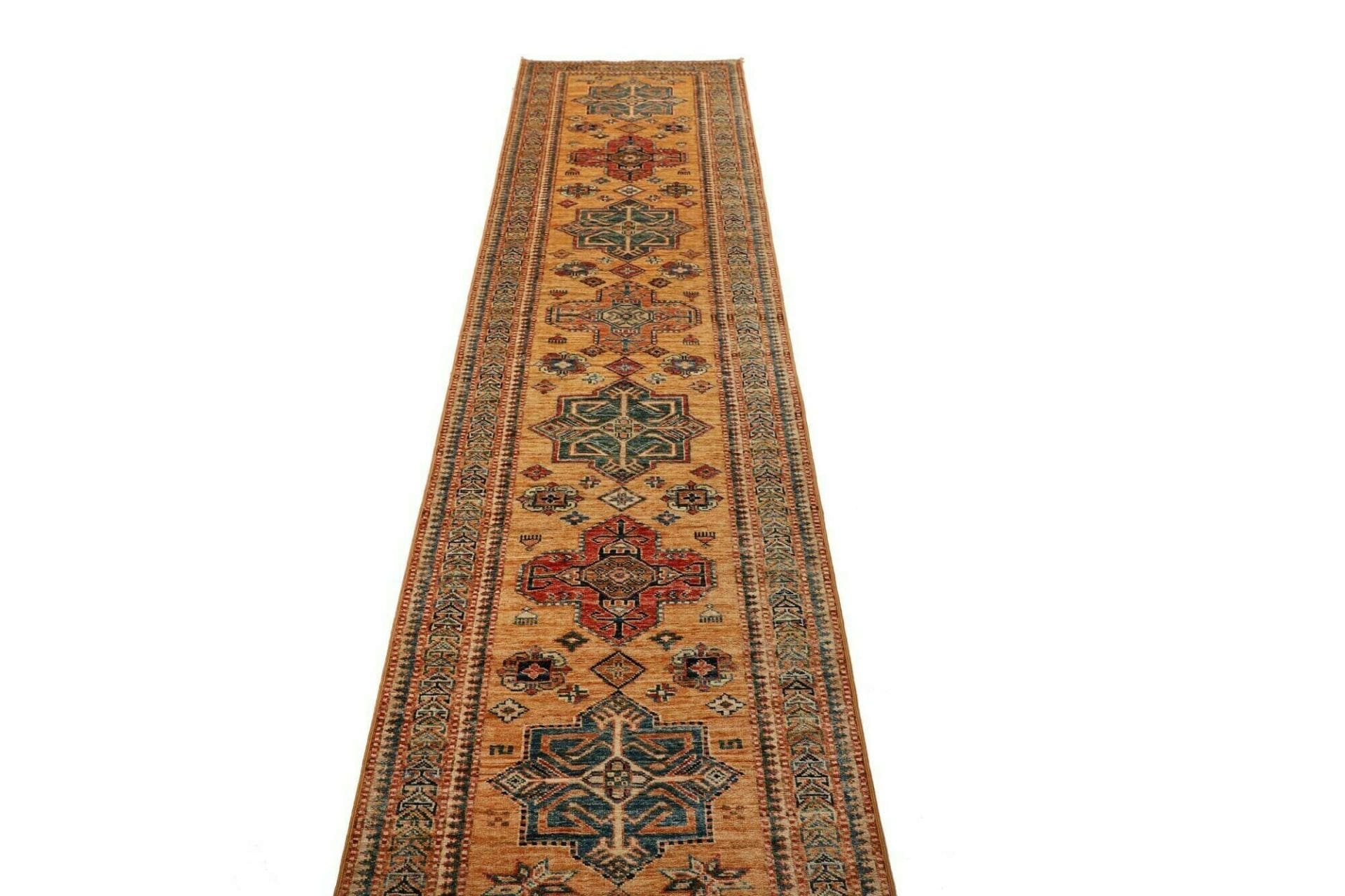 Handgeknüpfter Kazak Orientteppich 77 × 303 cm