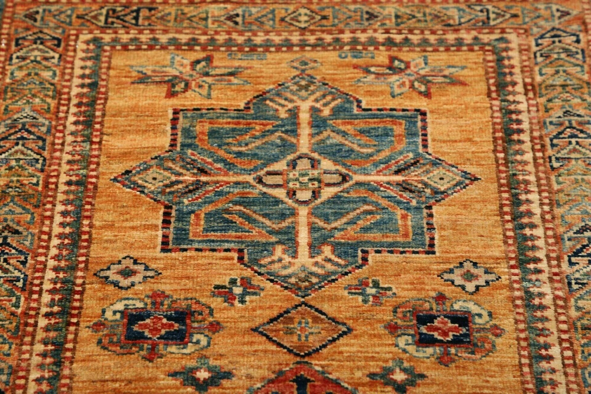 Handgeknüpfter Kazak Orientteppich 77 × 303 cm