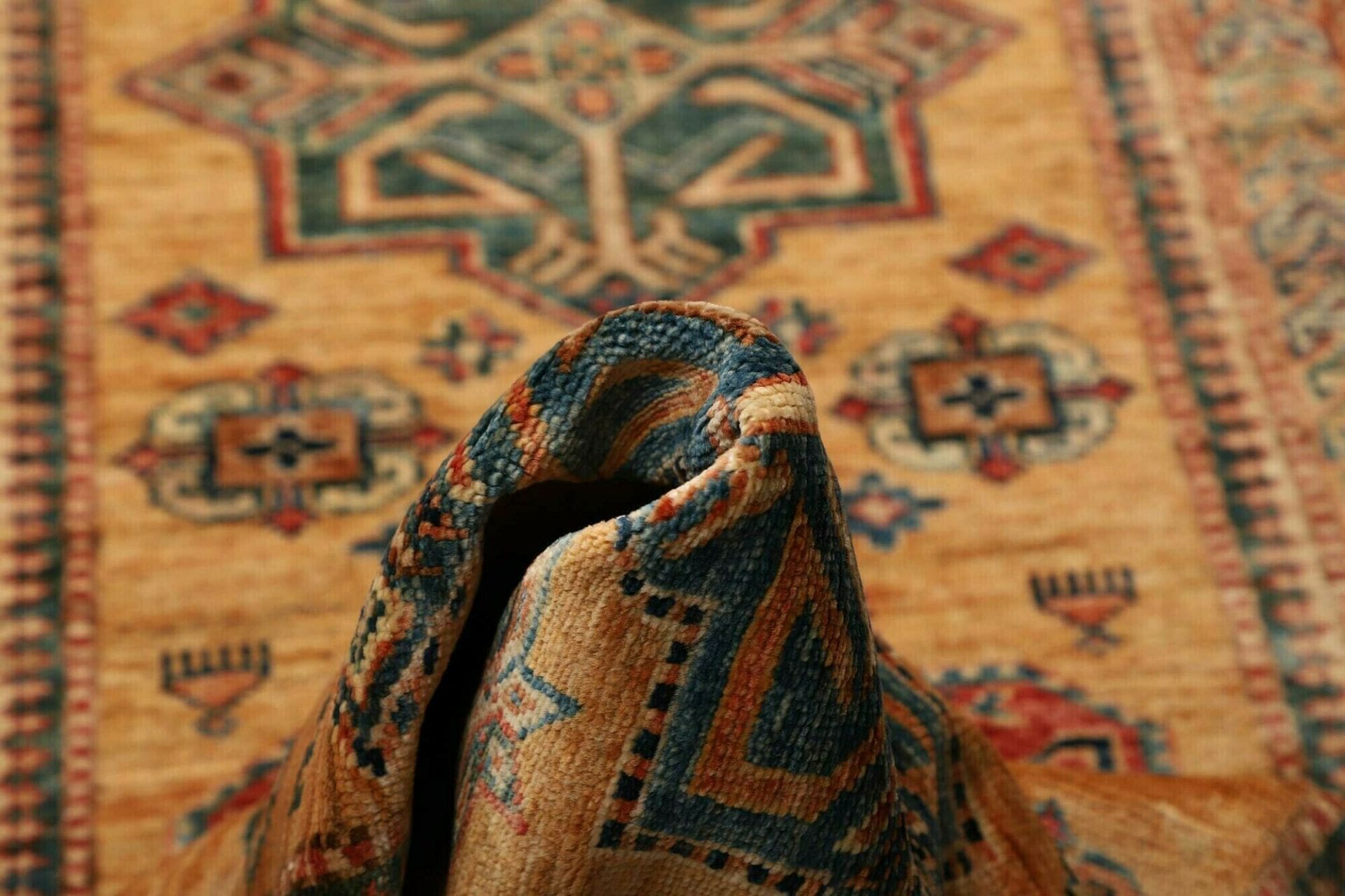 Handgeknüpfter Kazak Orientteppich 77 × 303 cm