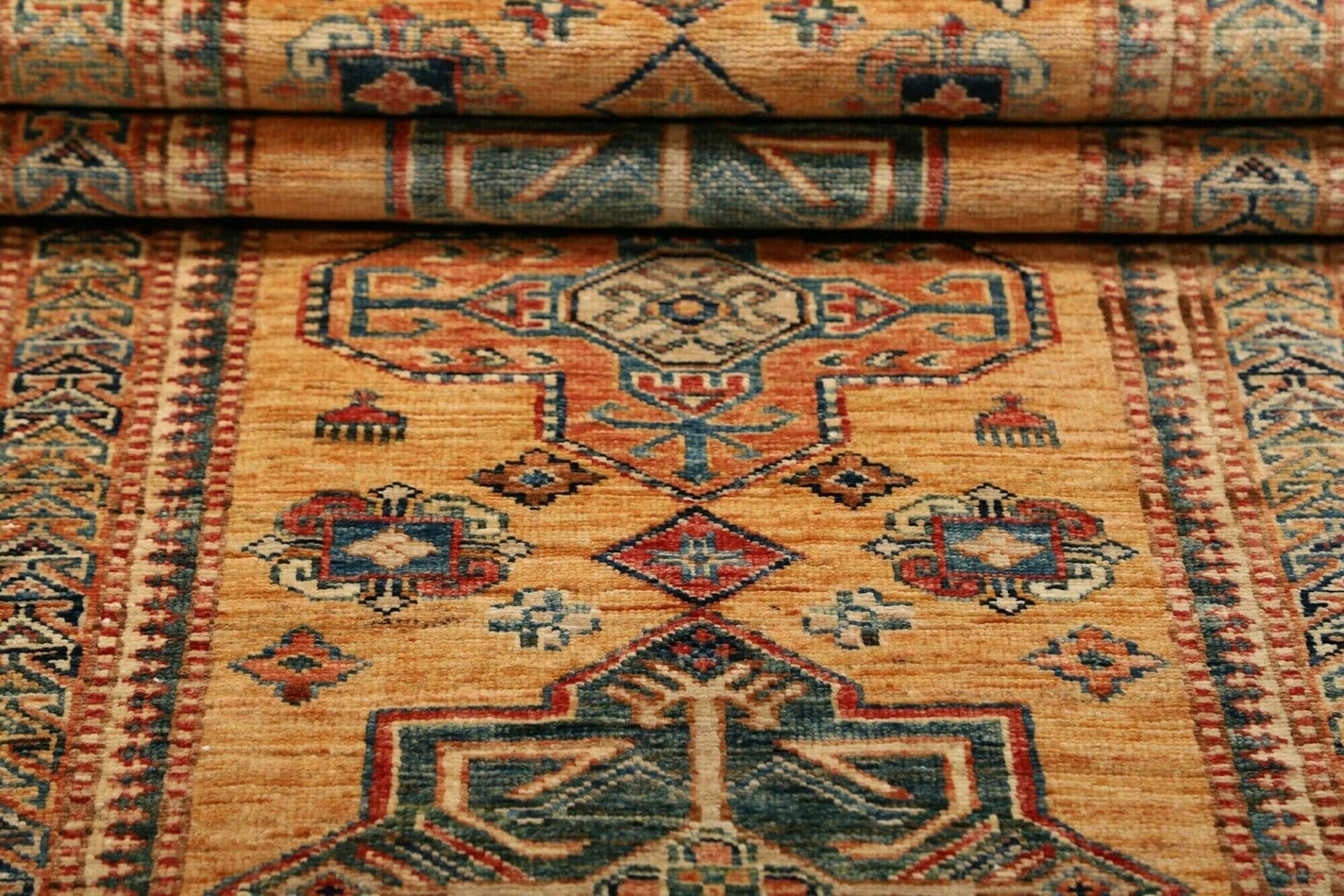 Handgeknüpfter Kazak Orientteppich 77 × 303 cm