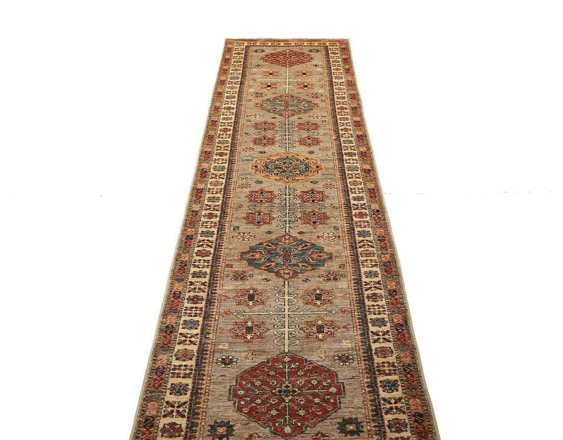 Handgeknüpfter Kazak Orientteppich 81 × 302 cm