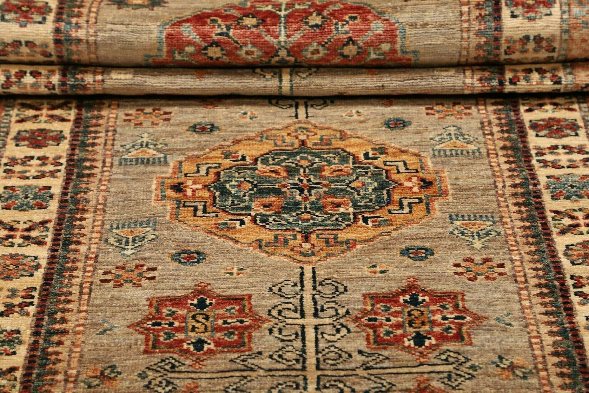 Handgeknüpfter Kazak Orientteppich 81 × 302 cm