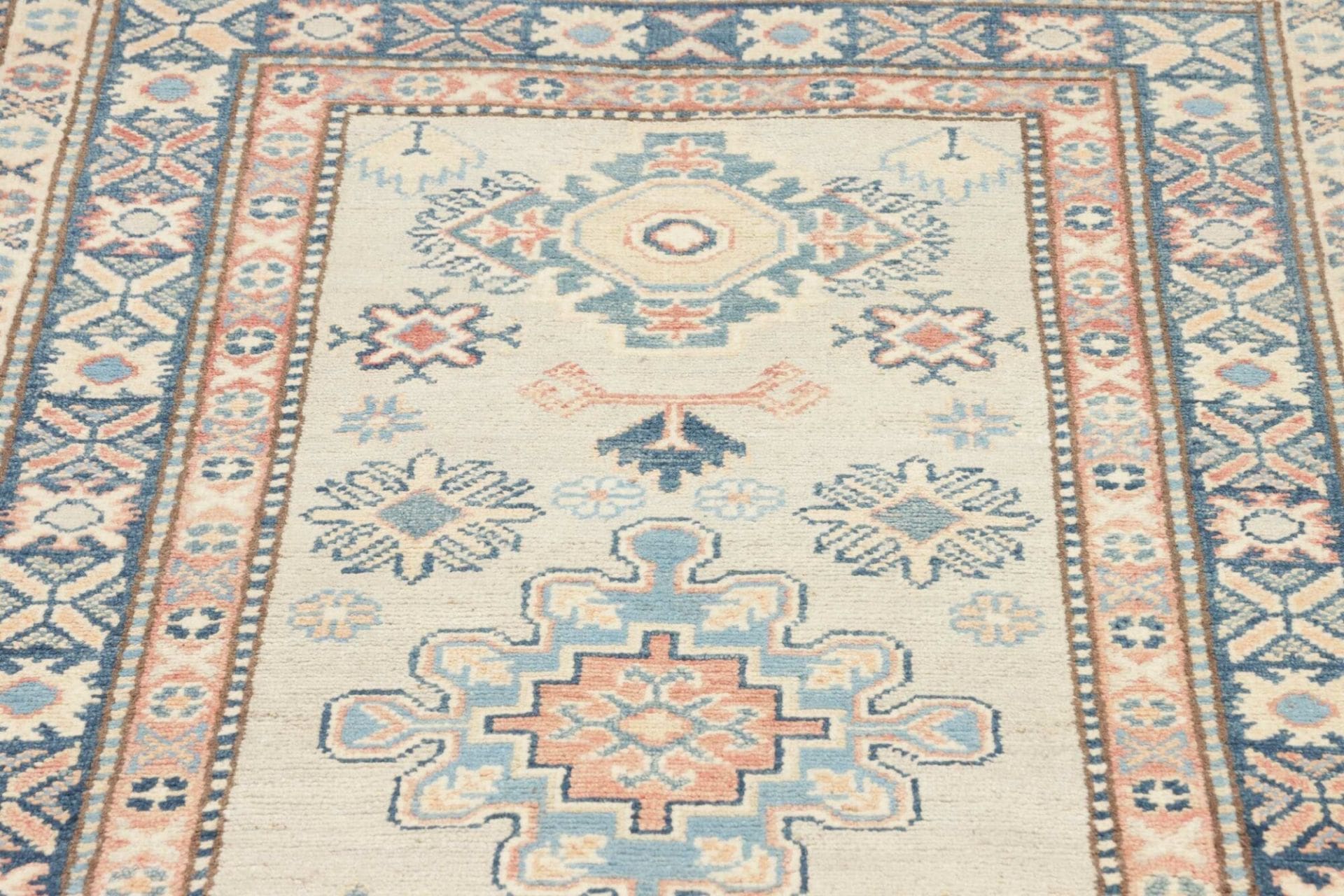 Kazak Orientteppich 93 × 312 cm aus Wolle, handgeknüpft