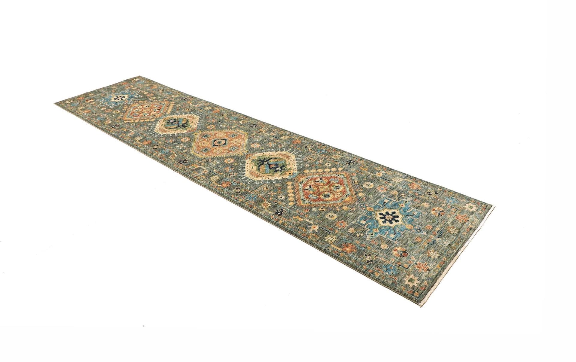 Samarkand Orientteppich aus Pakistan, 82 × 302 cm
