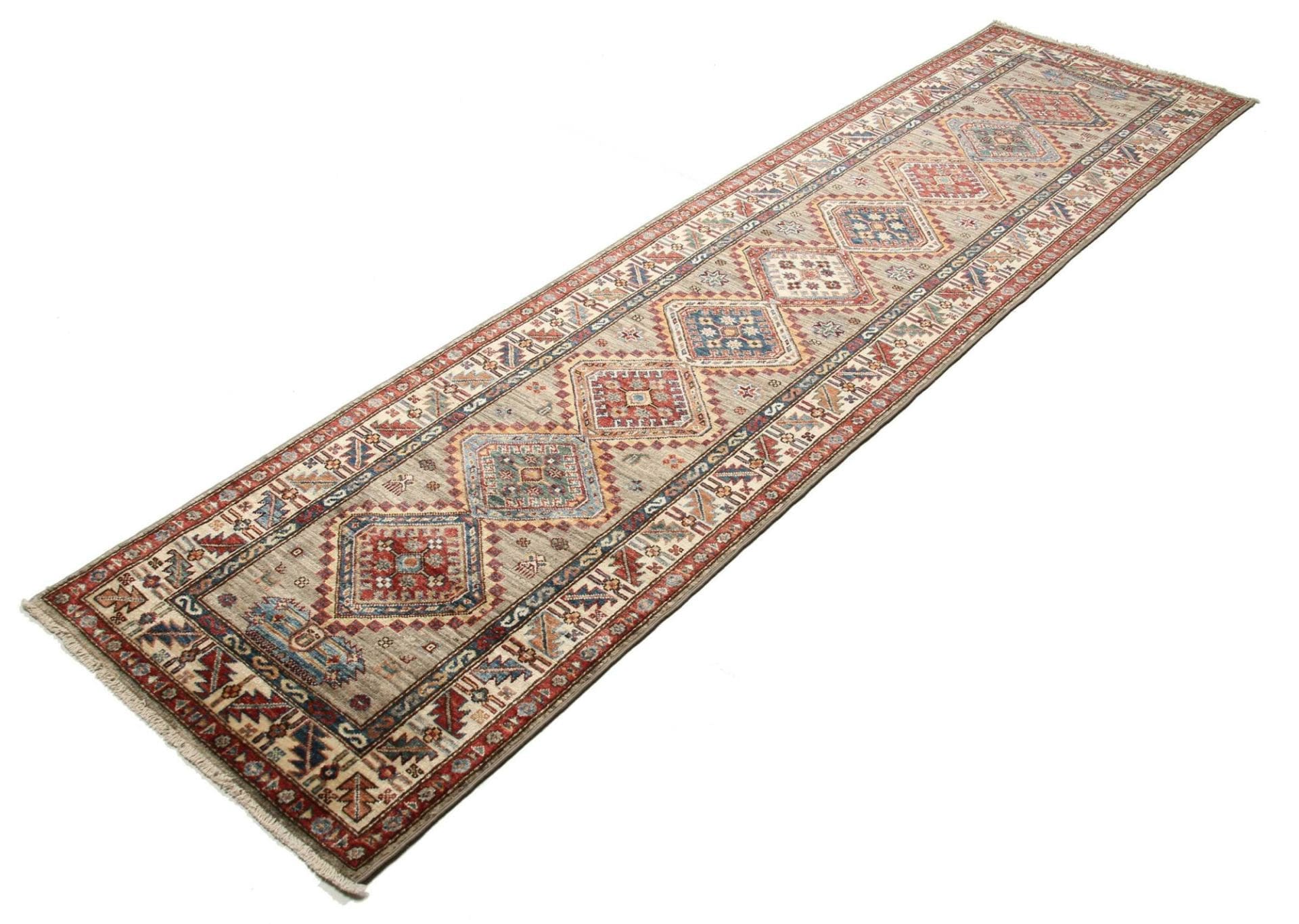 Handgeknüpfter Kazak Orientteppich 80 × 309 cm