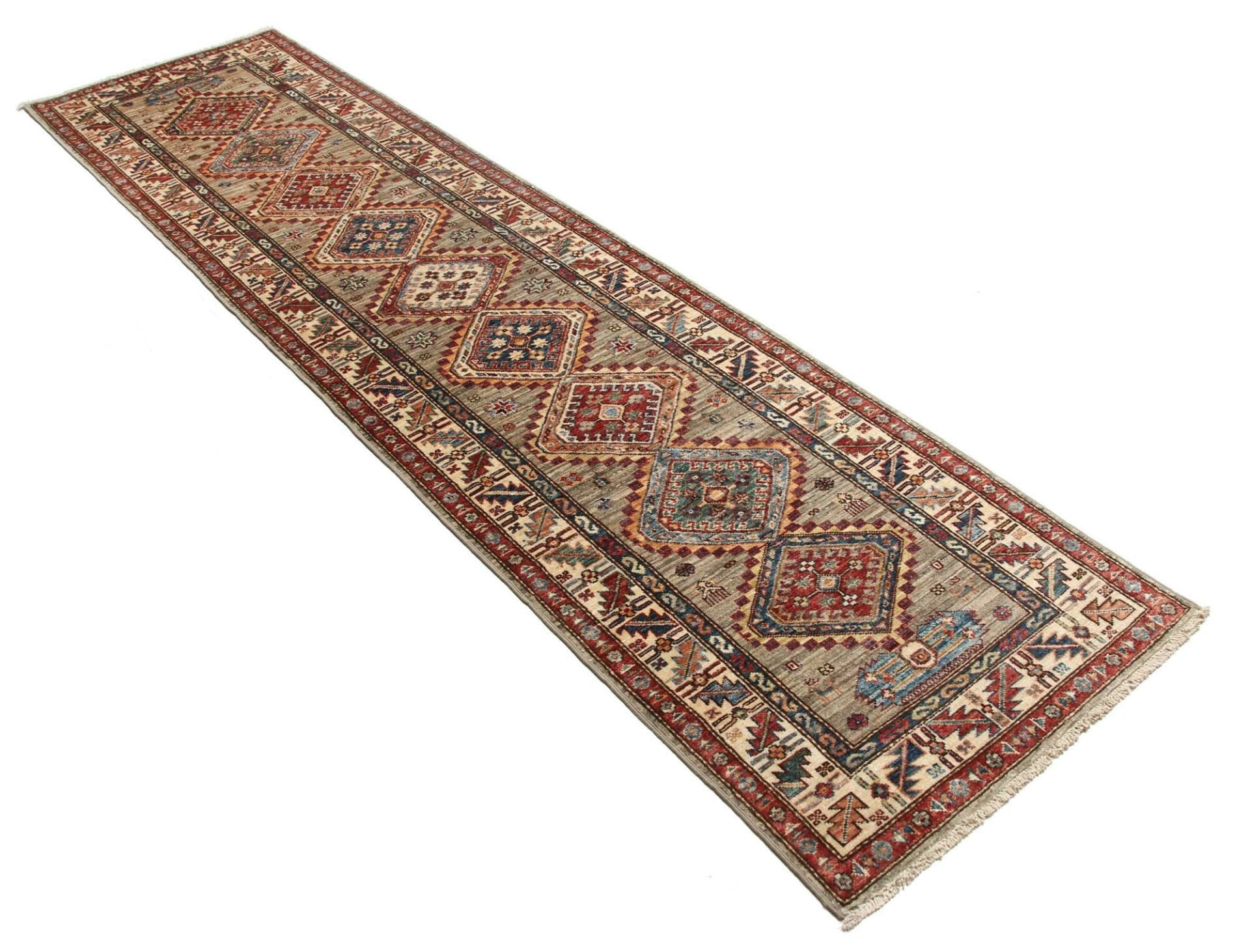 Handgeknüpfter Kazak Orientteppich 80 × 309 cm