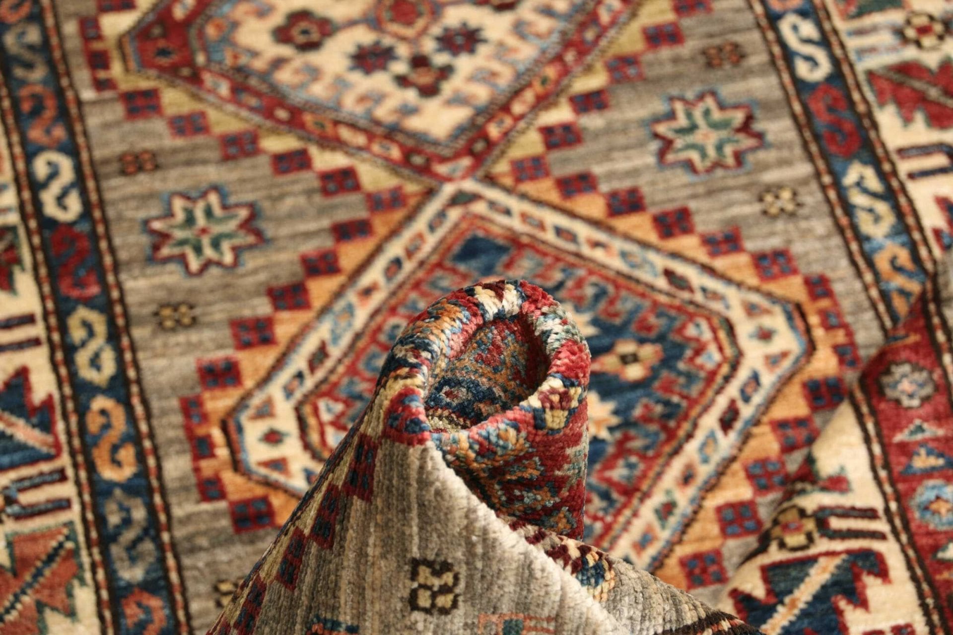Handgeknüpfter Kazak Orientteppich 80 × 309 cm