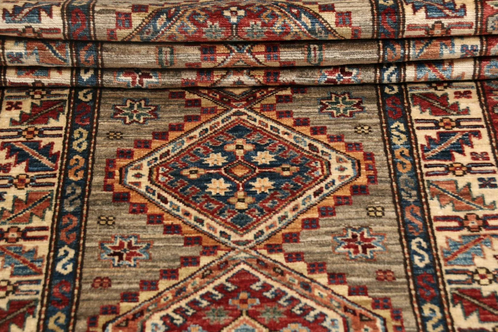Handgeknüpfter Kazak Orientteppich 80 × 309 cm