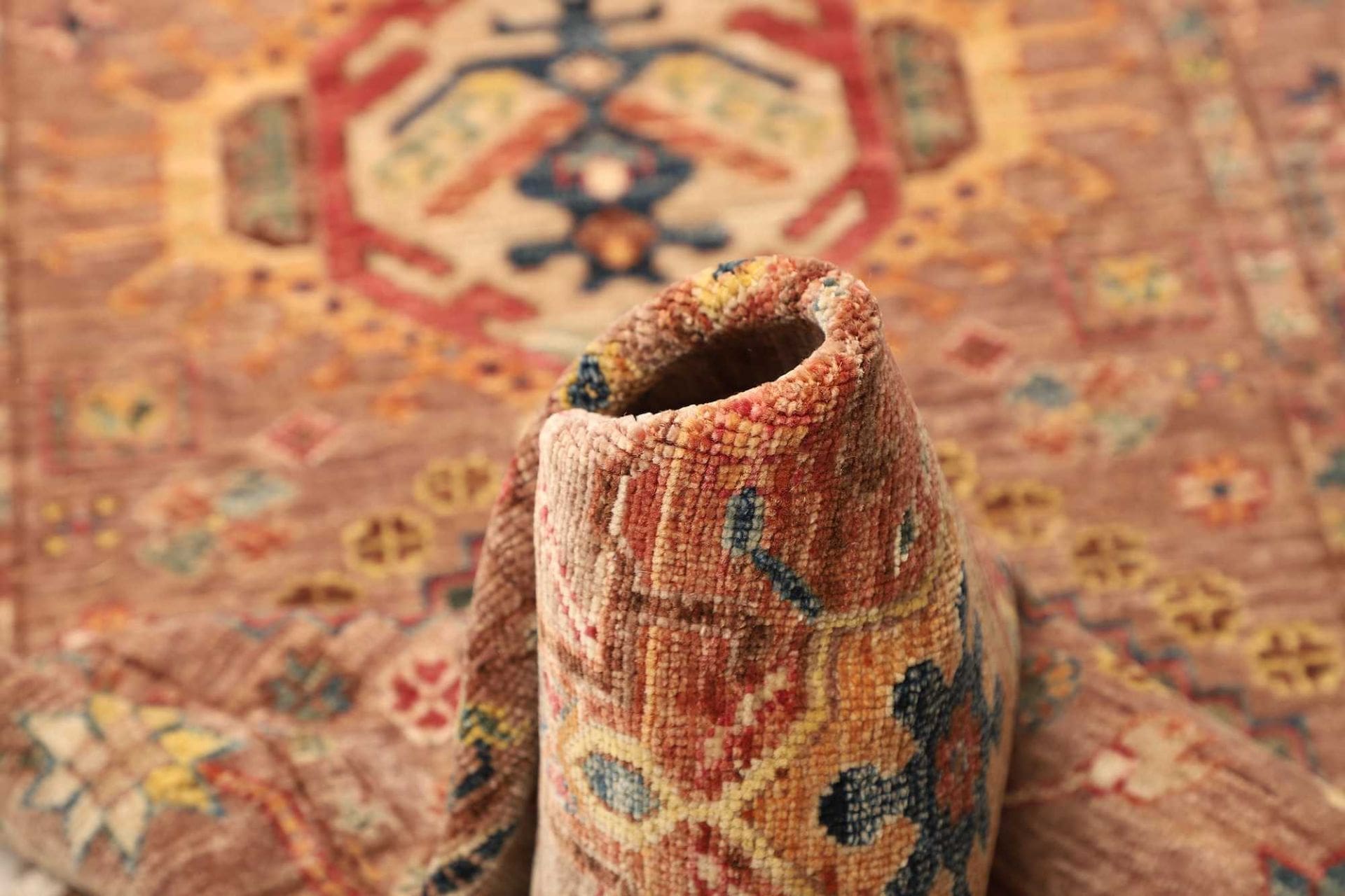 Handgeknüpfter Samarkand Orientteppich, 83 × 295 cm, Wolle